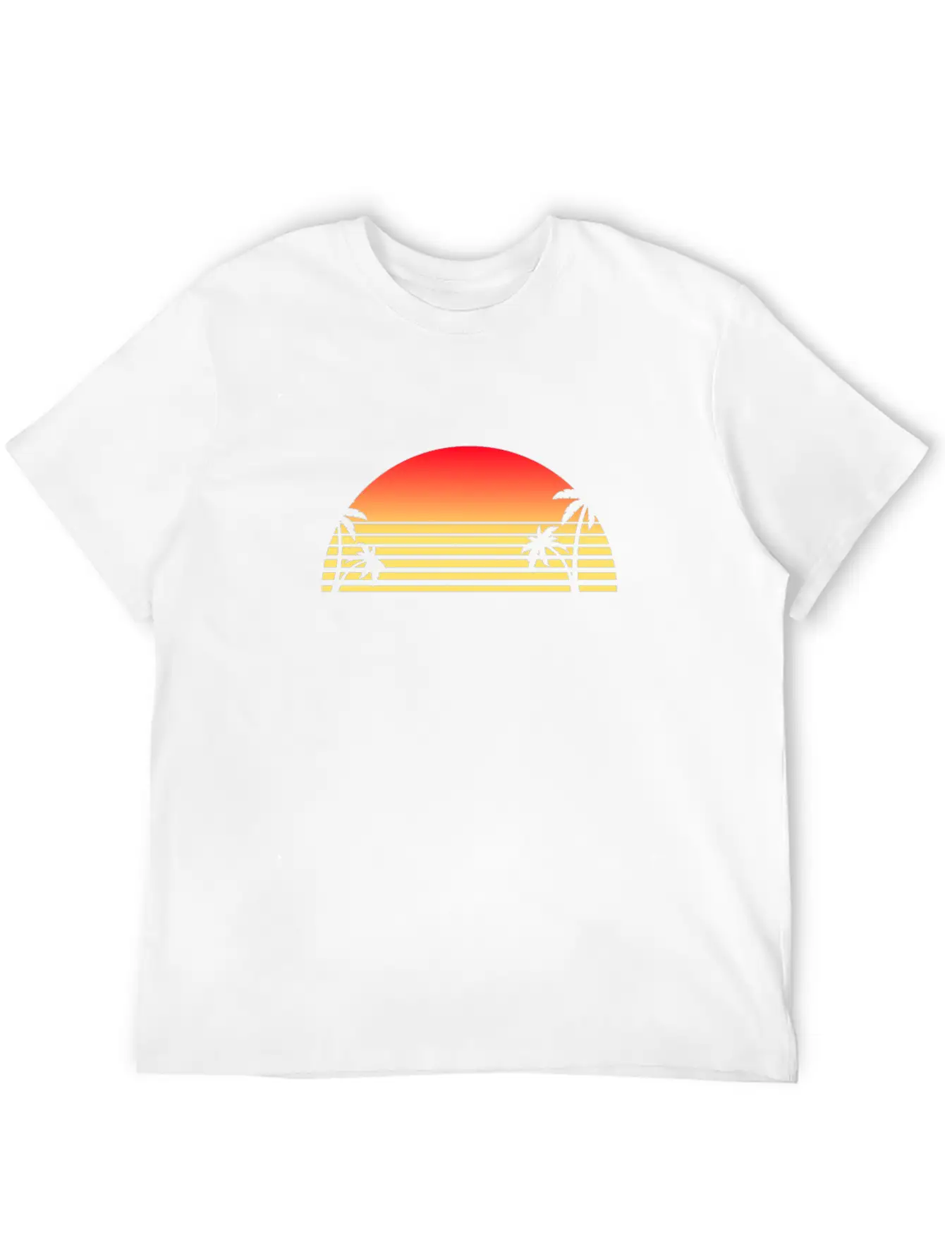 Sunset Unisex Short Sleeve Soft Cotton T-Shirt – Casual Everyday Wear