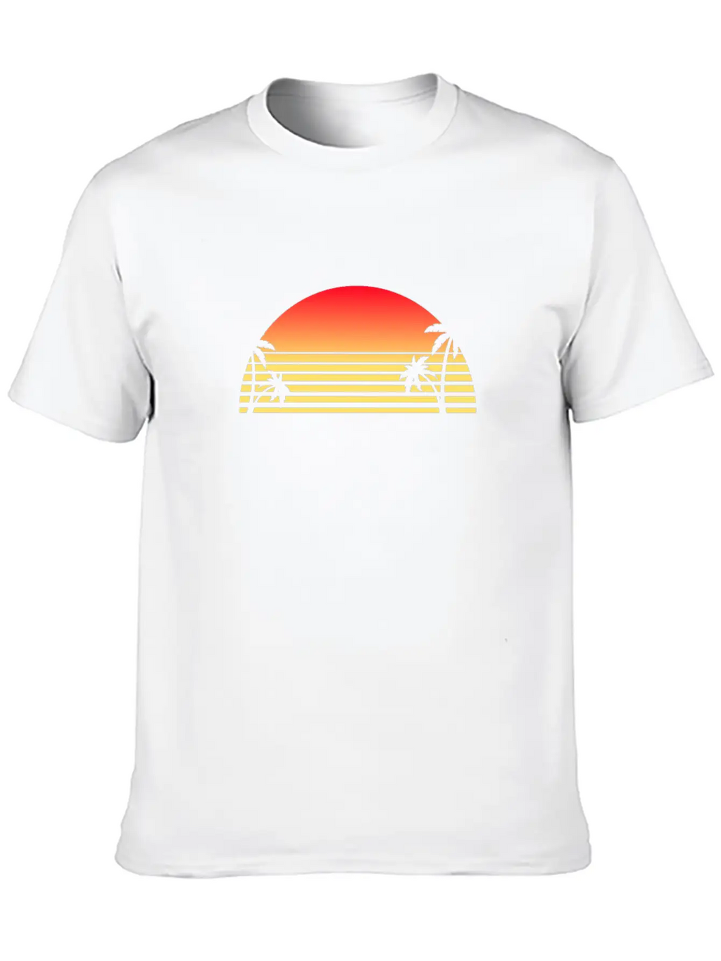 Sunset Unisex Short Sleeve Soft Cotton T-Shirt – Casual Everyday Wear
