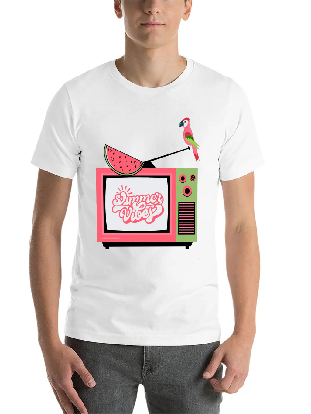 Sunshine Summer Atmosphere Beach With Palm Trees R Unisex Casual T-Shirt – Clean Design For Daily Comfort
