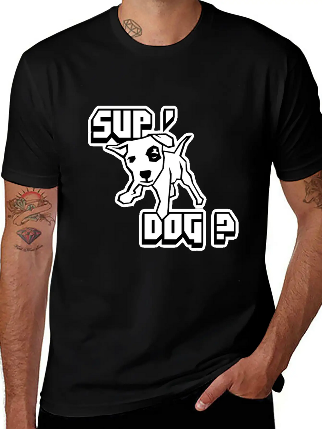 Sup Dog ? Unisex Casual T-Shirt – Clean Design For Daily Comfort
