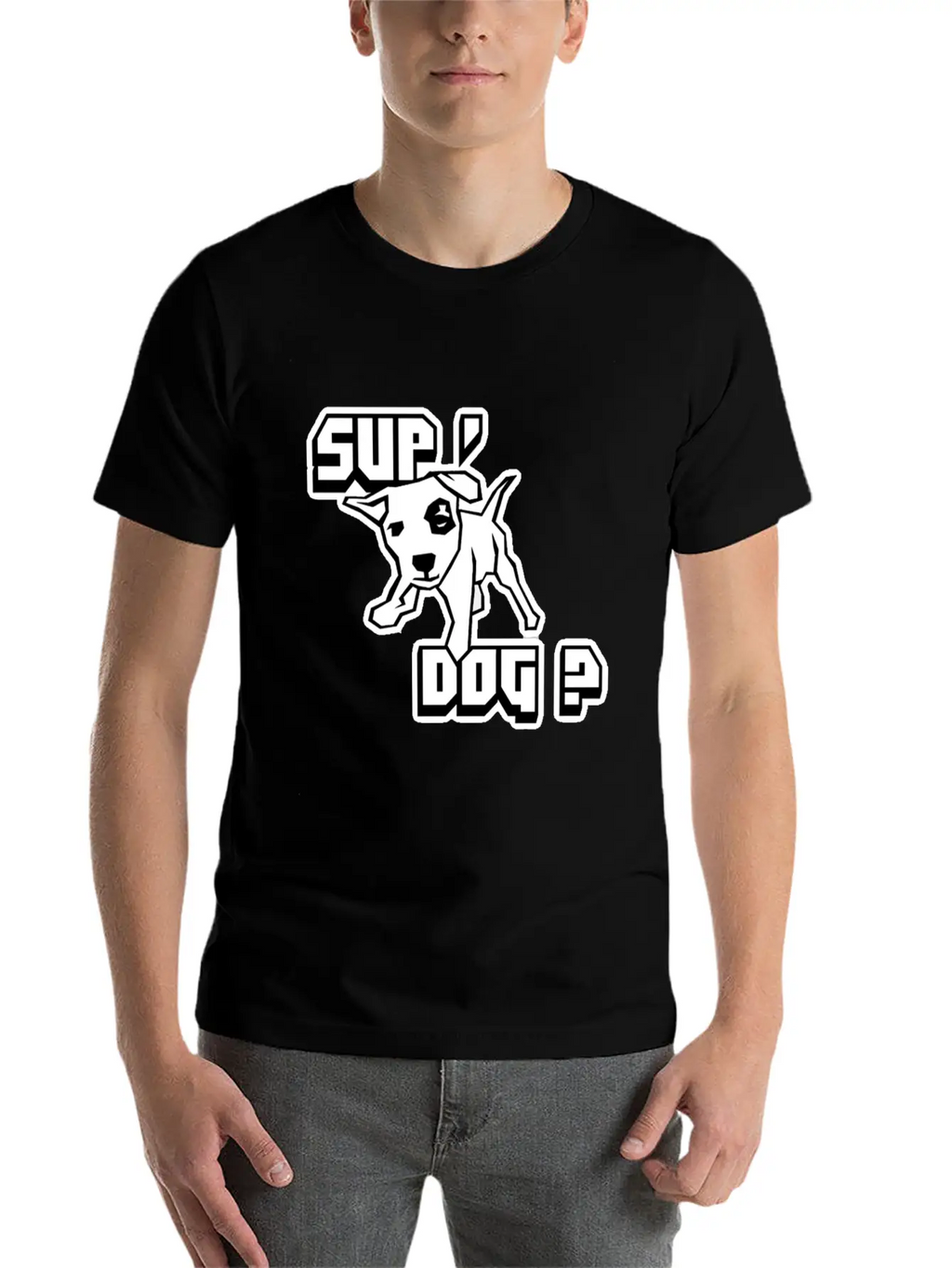 Sup Dog ? Unisex Casual T-Shirt – Clean Design For Daily Comfort