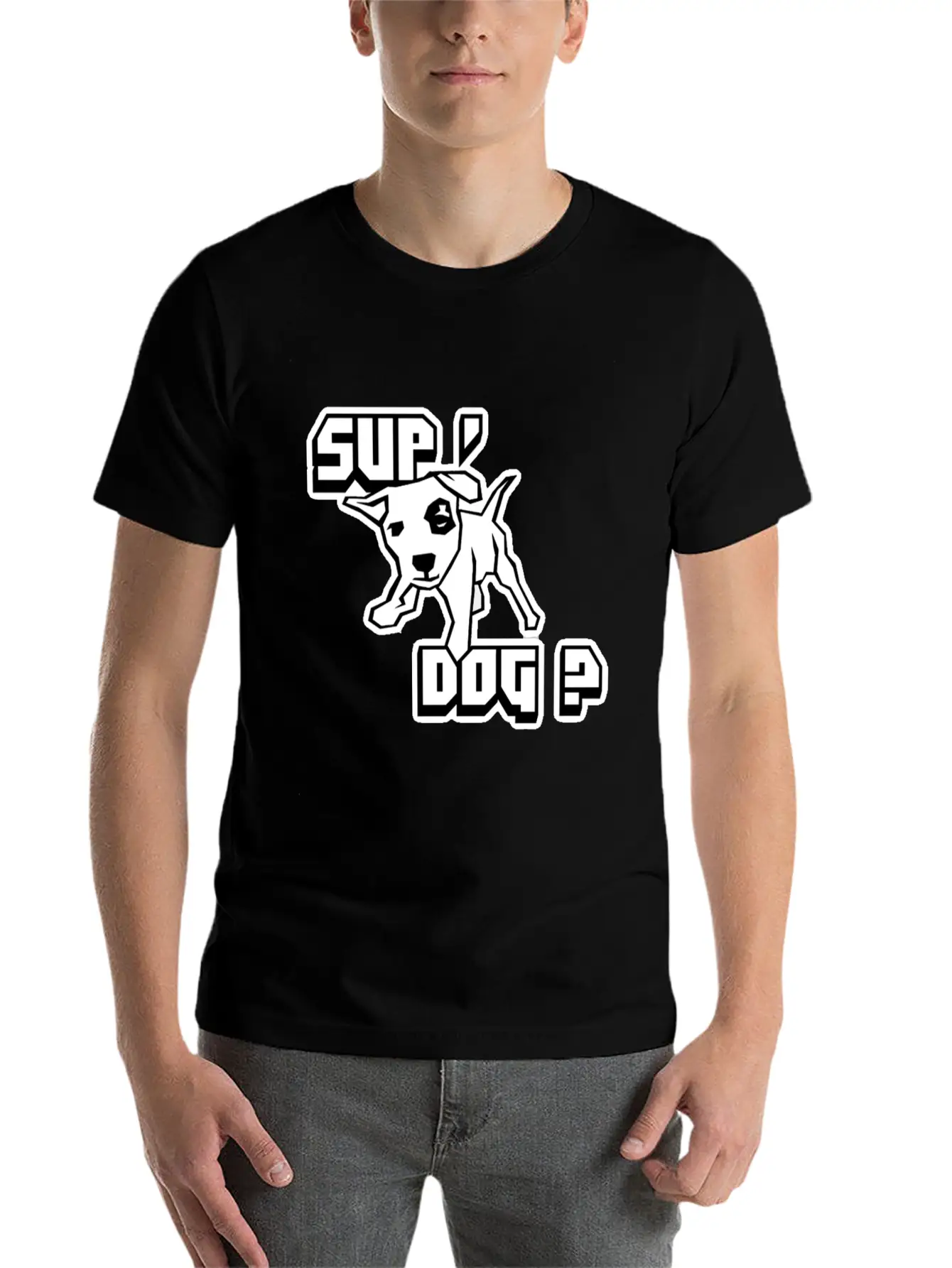 Sup Dog ? Unisex Casual T-Shirt – Clean Design For Daily Comfort