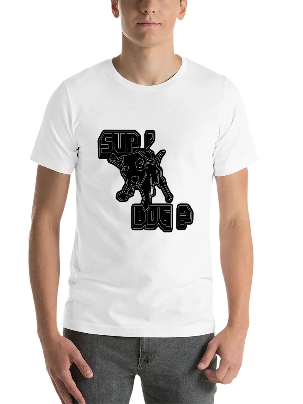 Sup Dog ? Unisex Casual T-Shirt – Clean Design For Daily Comfort