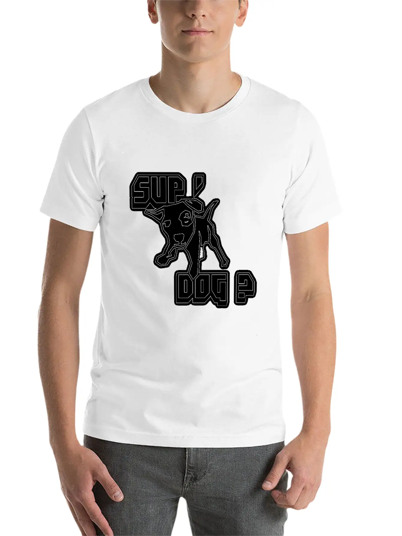 Sup Dog ? Unisex Casual T-Shirt – Clean Design For Daily Comfort