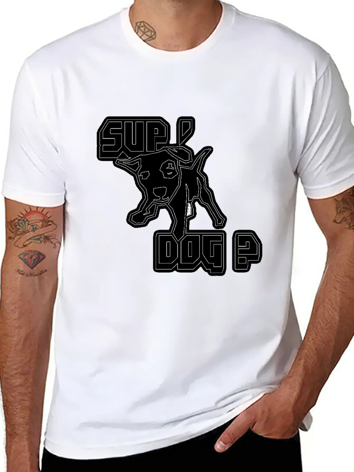 Sup Dog ? Unisex Casual T-Shirt – Clean Design For Daily Comfort
