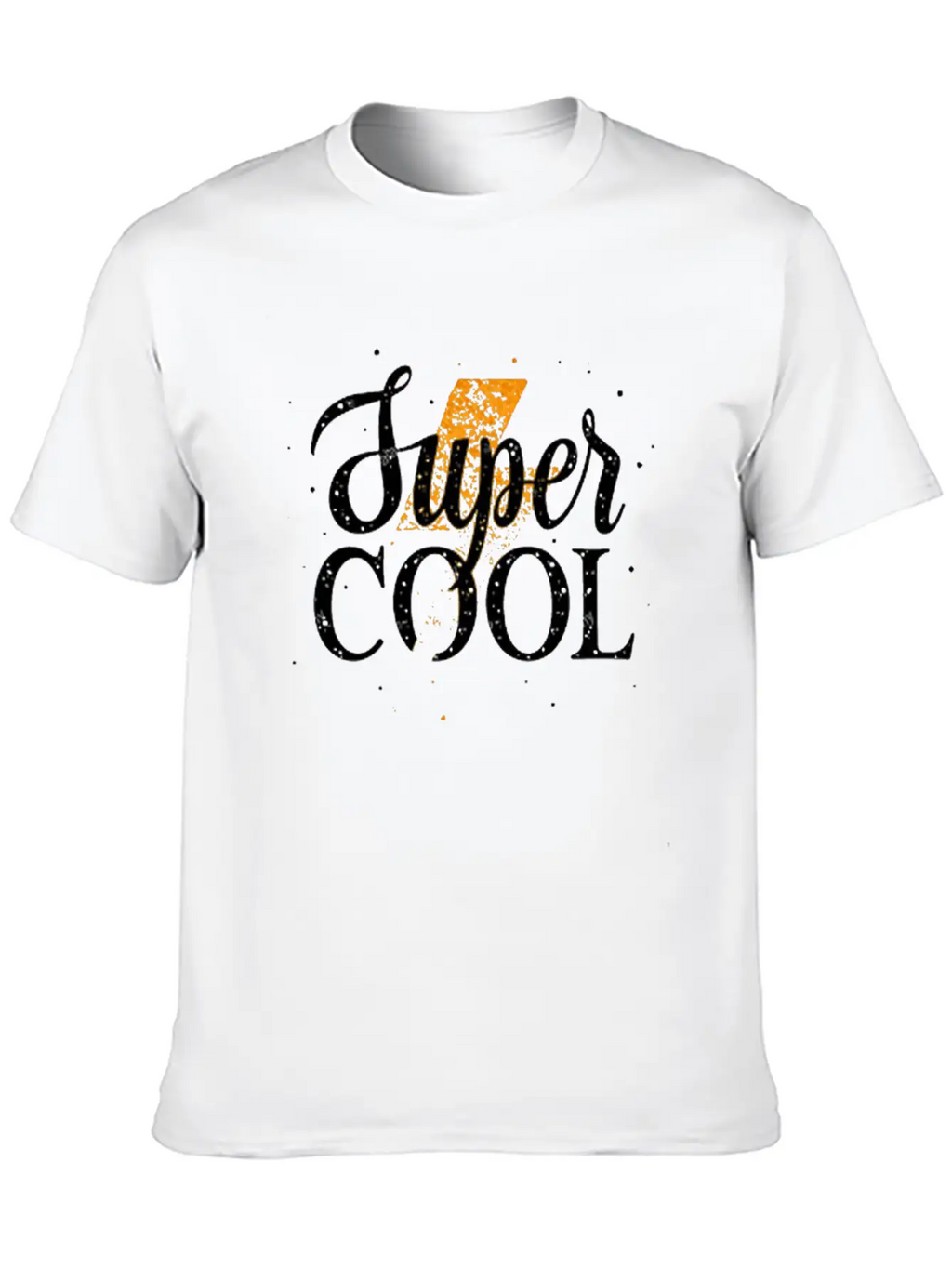 Super Cool Golden Lightning Vector Design Unisex Casual T-Shirt – Clean Design For Daily Comfort