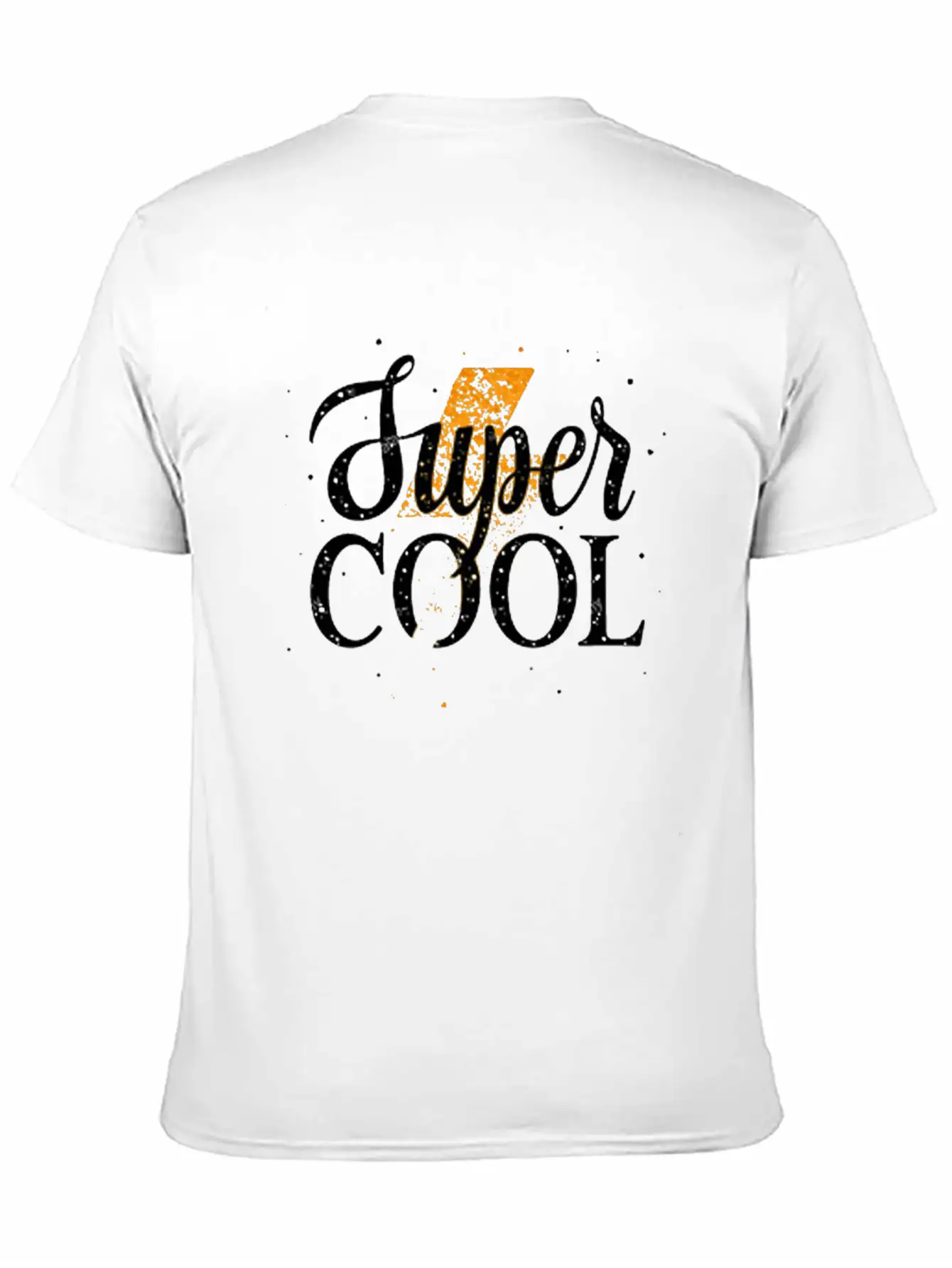 Super Cool Golden Lightning Vector Design Unisex Casual T-Shirt – Clean Design For Daily Comfort