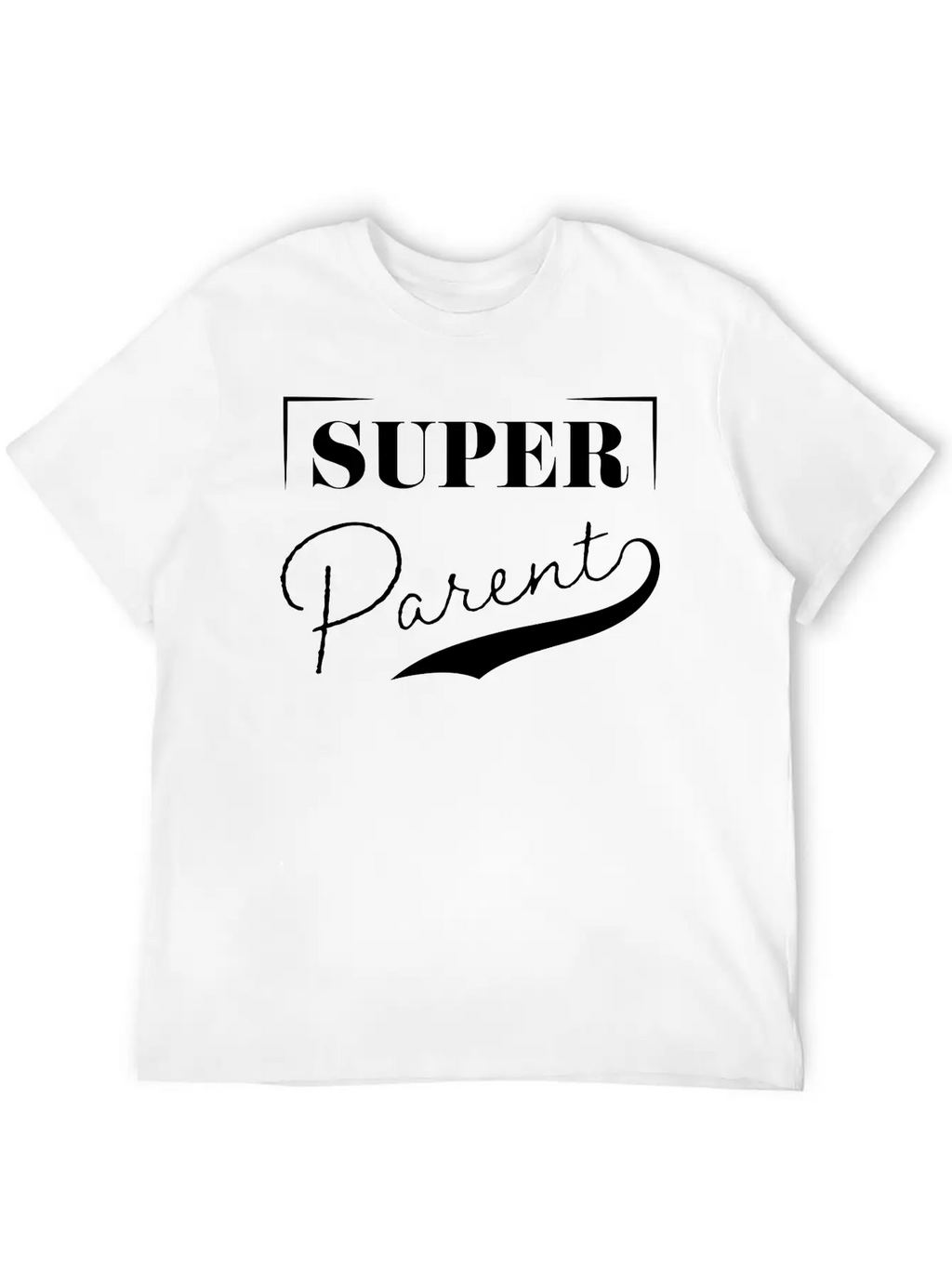 Super Parent Casual Graphic T-Shirt – Simple And Comfortable Daily Wear