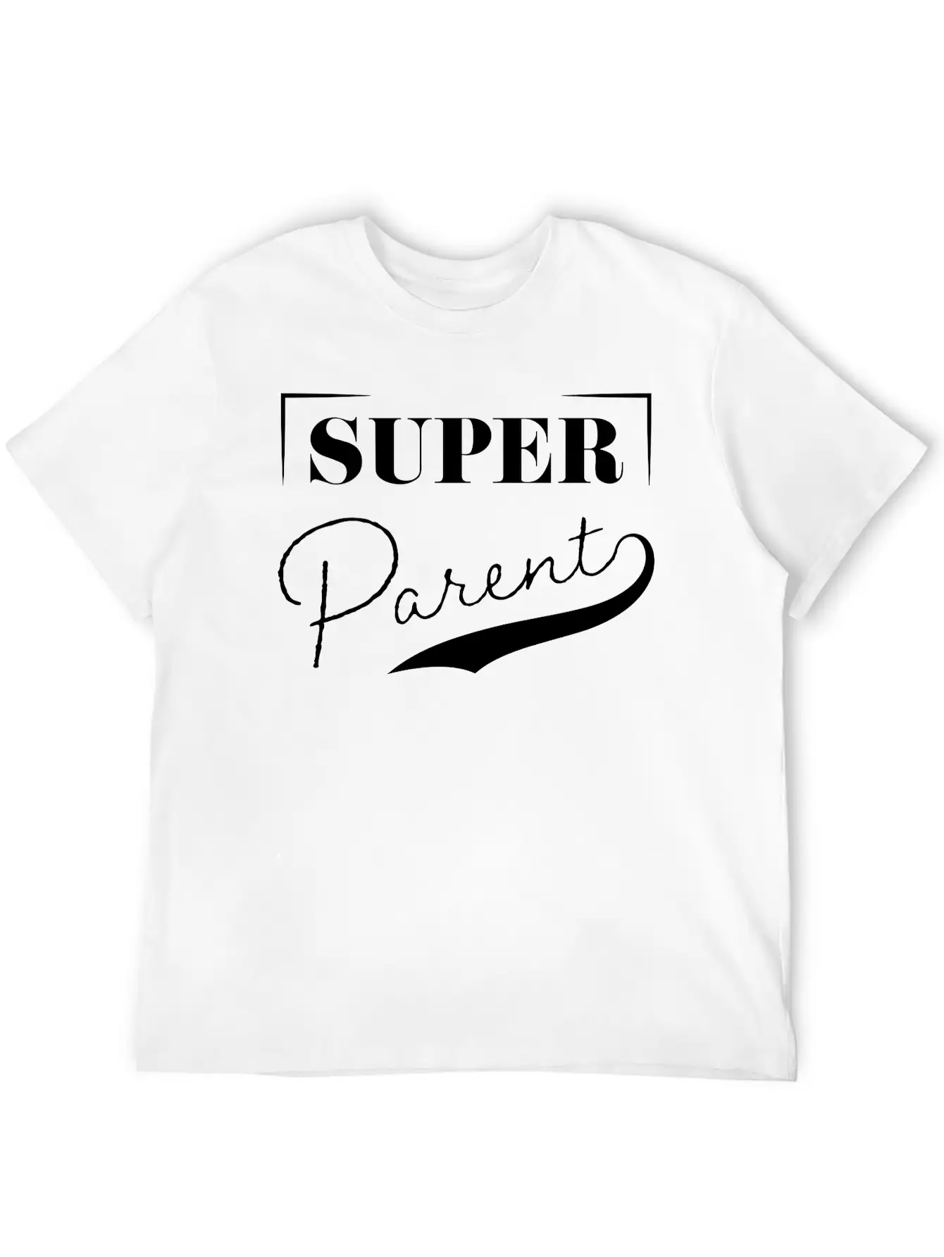 Super Parent Casual Graphic T-Shirt – Simple And Comfortable Daily Wear
