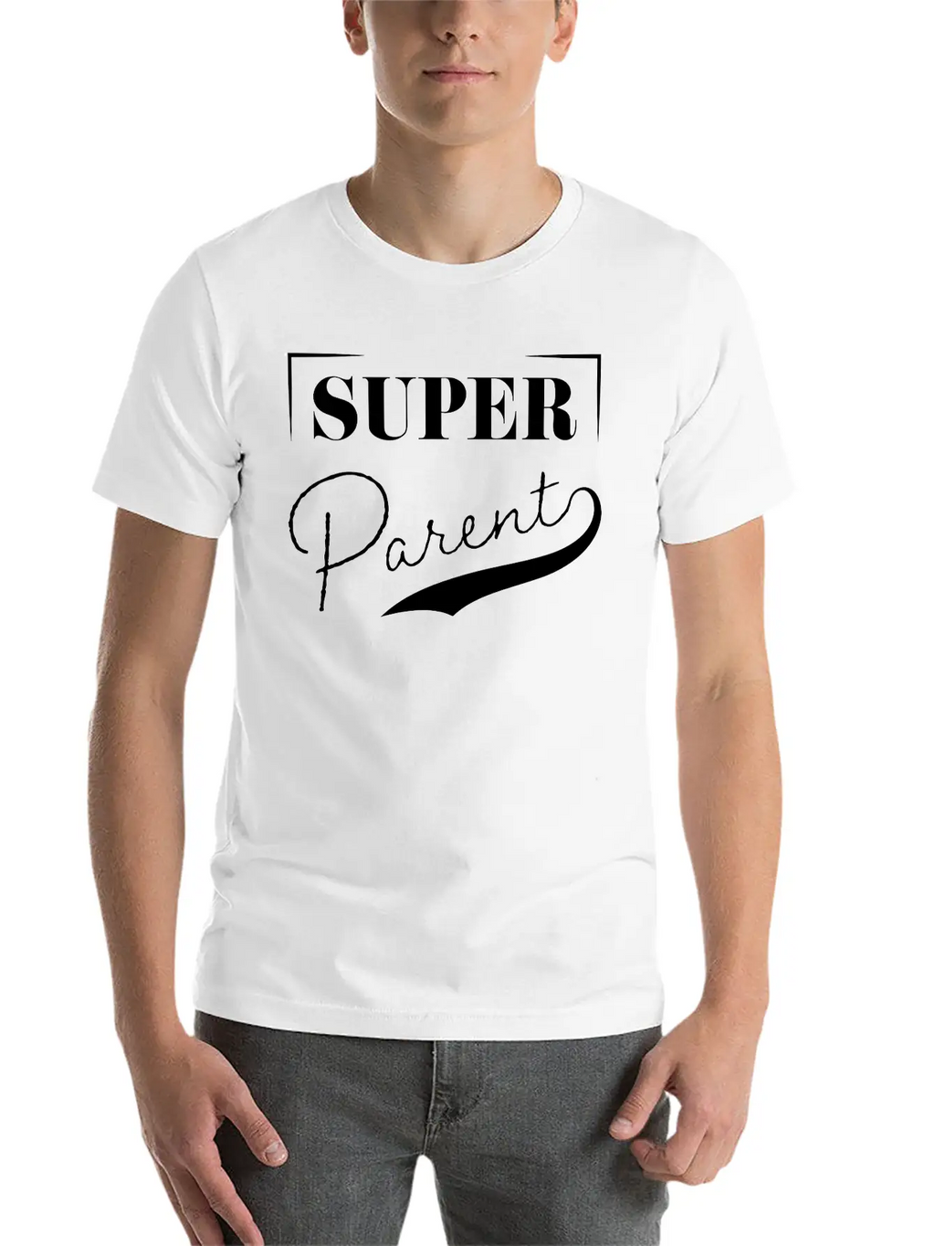 Super Parent Casual Graphic T-Shirt – Simple And Comfortable Daily Wear