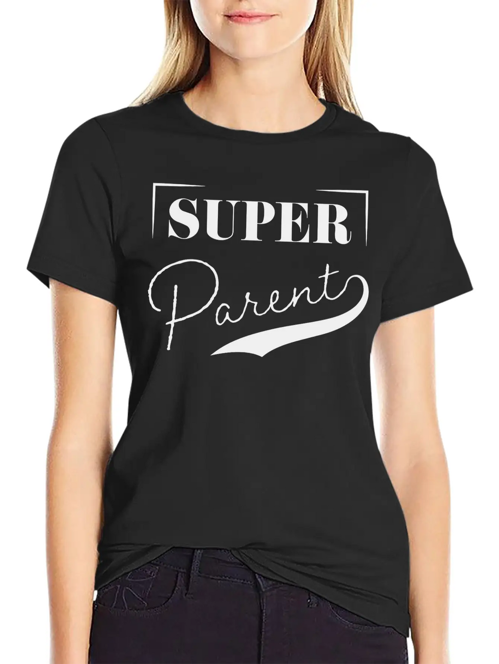 Super Parent Casual Graphic T-Shirt – Simple And Comfortable Daily Wear