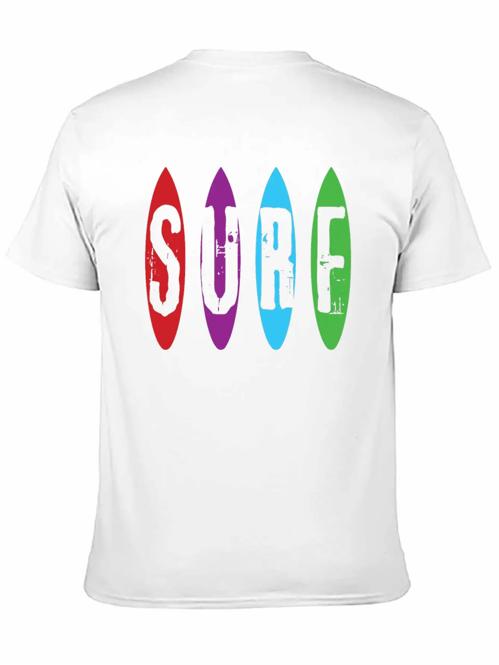 Surf Lessons Colorful Hobby Board Fitness Balance Unisex Short Sleeve Soft Cotton T-Shirt – Casual Everyday Wear