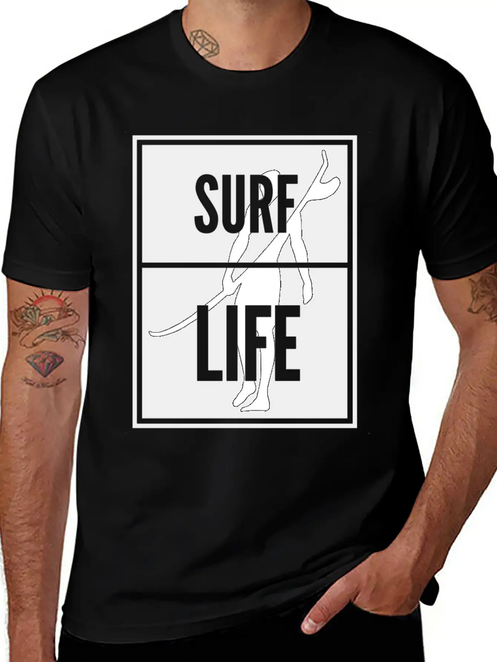 Surf Life Stylish Everyday T-Shirt – Unisex Basic Cotton Tee