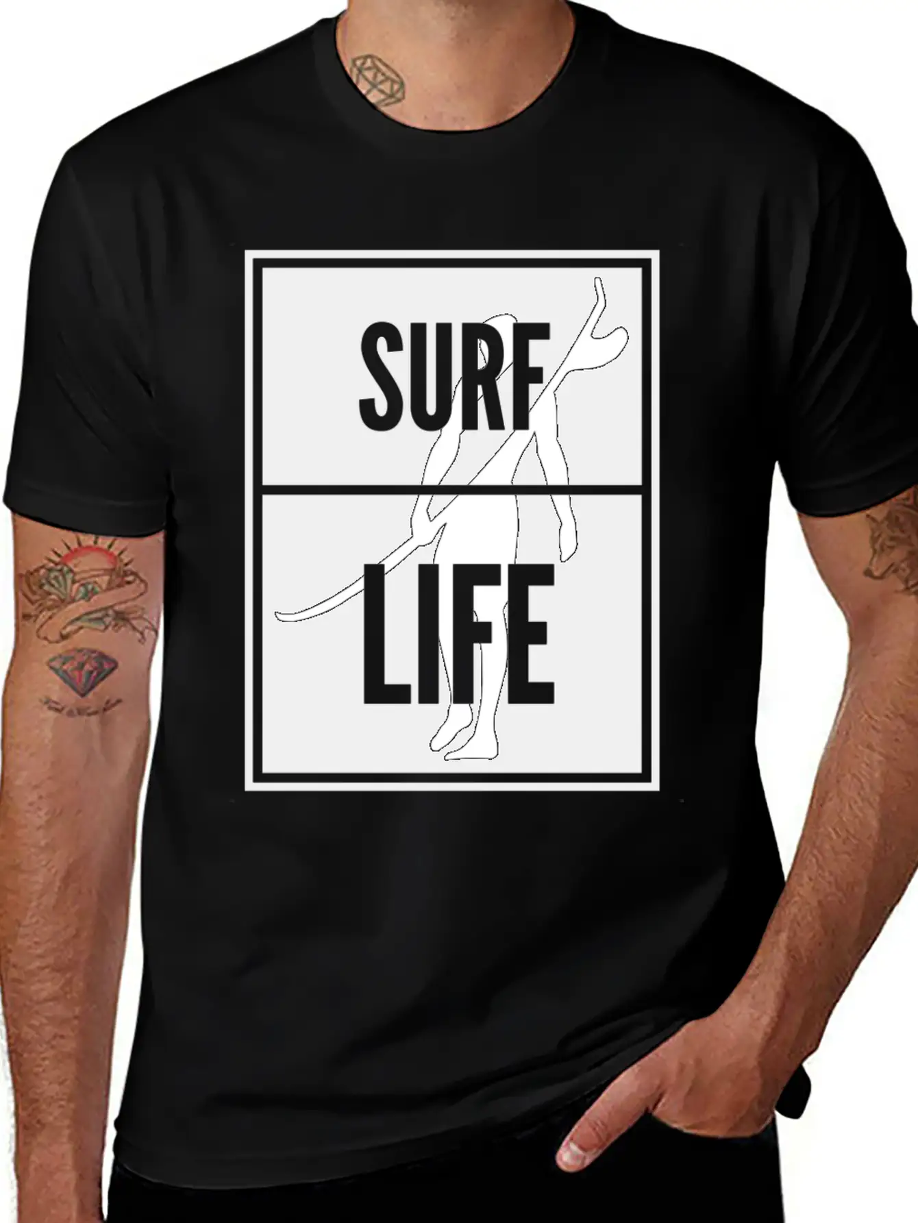 Surf Life Stylish Everyday T-Shirt – Unisex Basic Cotton Tee