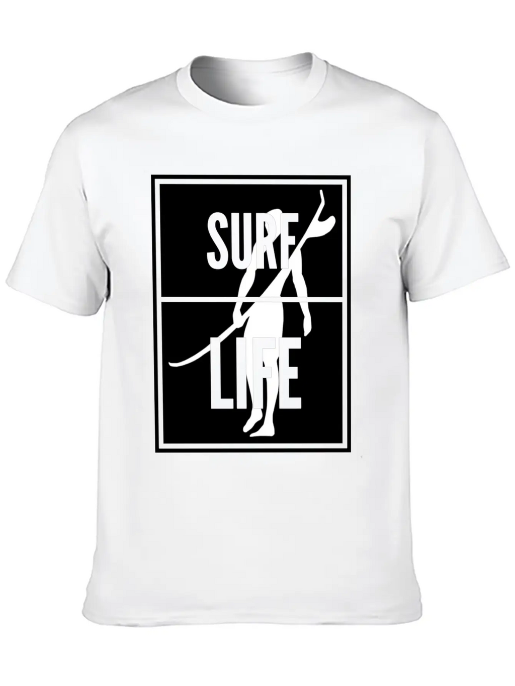 Surf Life Stylish Everyday T-Shirt – Unisex Basic Cotton Tee