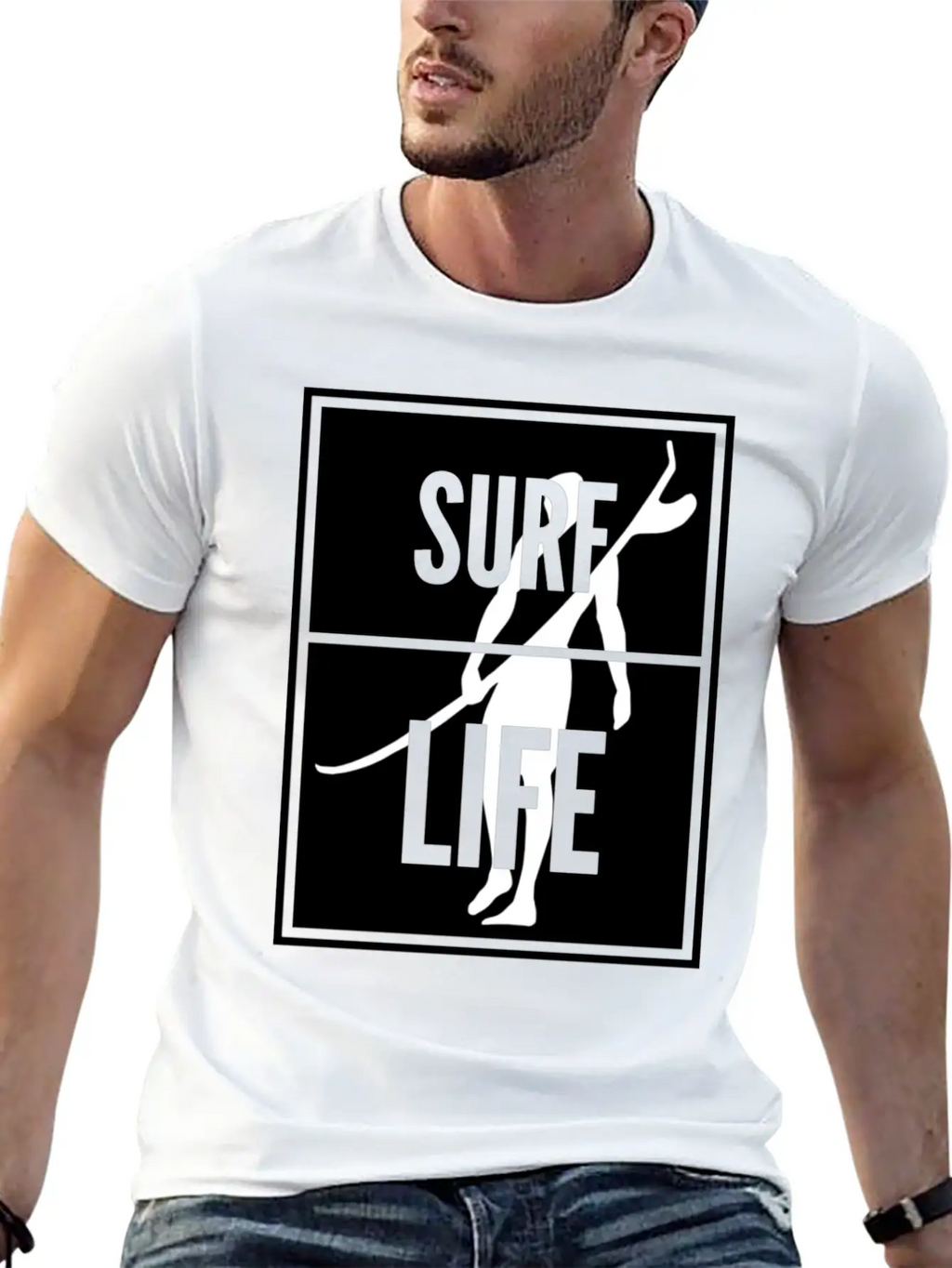Surf Life Stylish Everyday T-Shirt – Unisex Basic Cotton Tee