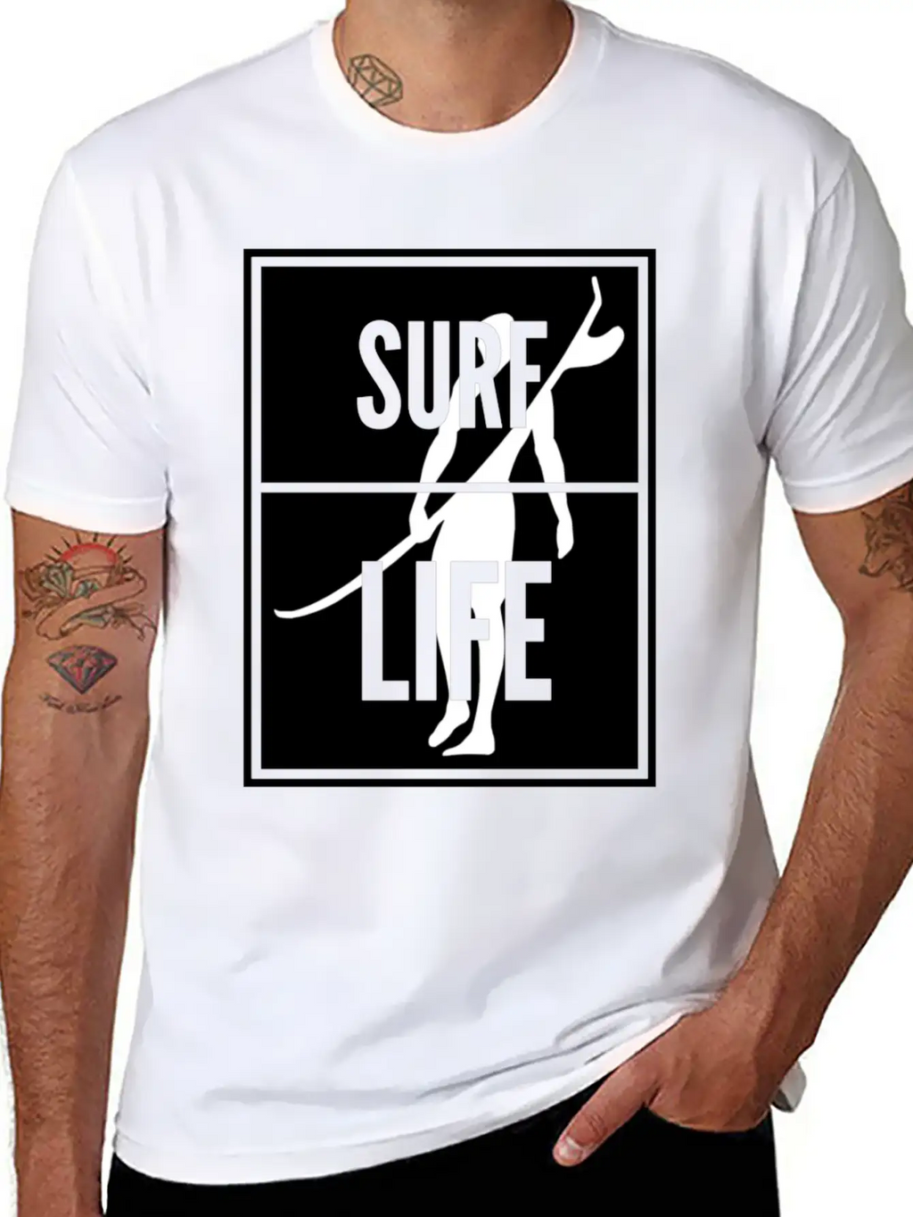 Surf Life Stylish Everyday T-Shirt – Unisex Basic Cotton Tee