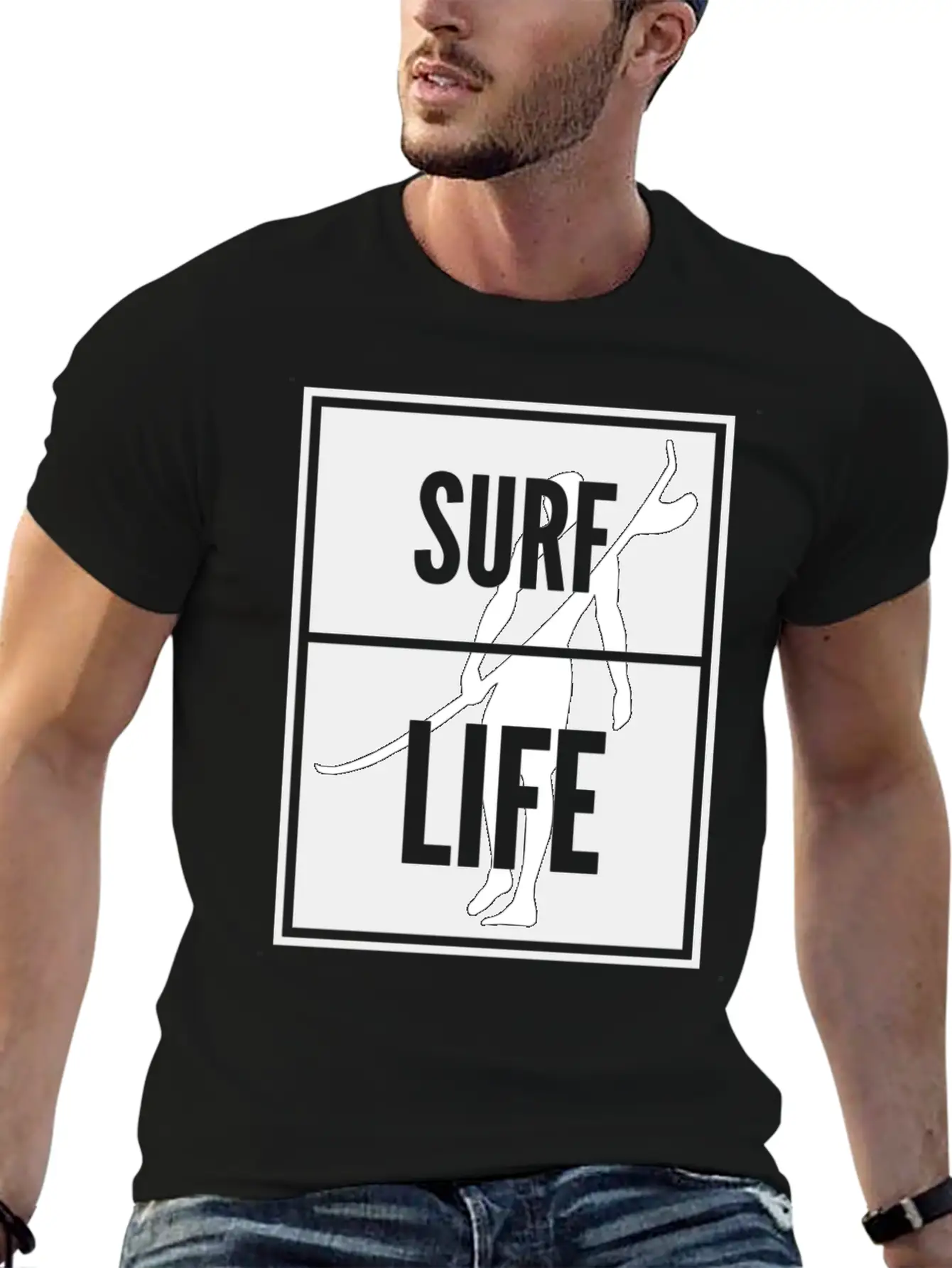 Surf Life Stylish Everyday T-Shirt – Unisex Basic Cotton Tee