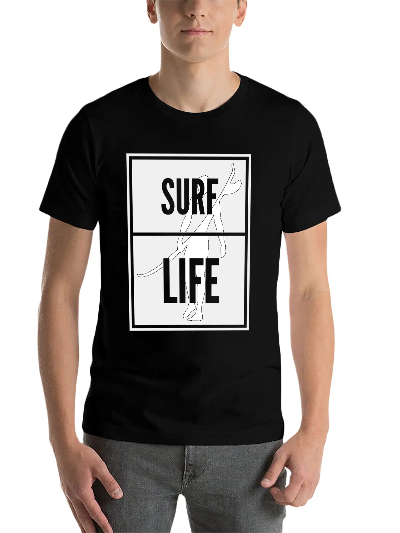 Surf Life Stylish Everyday T-Shirt – Unisex Basic Cotton Tee