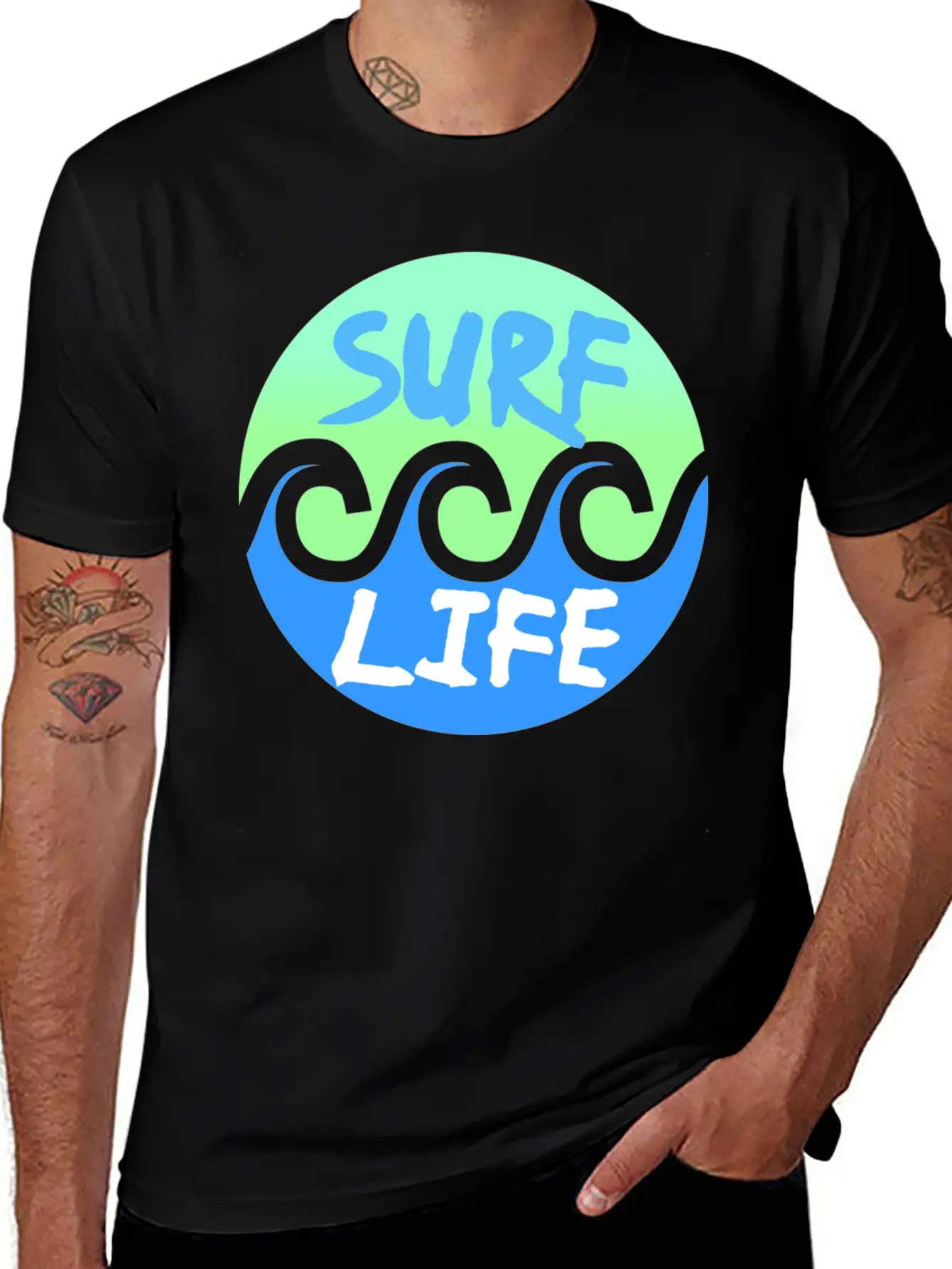 Surf Life Surfer Surfing Surfing Surfing Unisex Casual T-Shirt – Clean Design For Daily Comfort