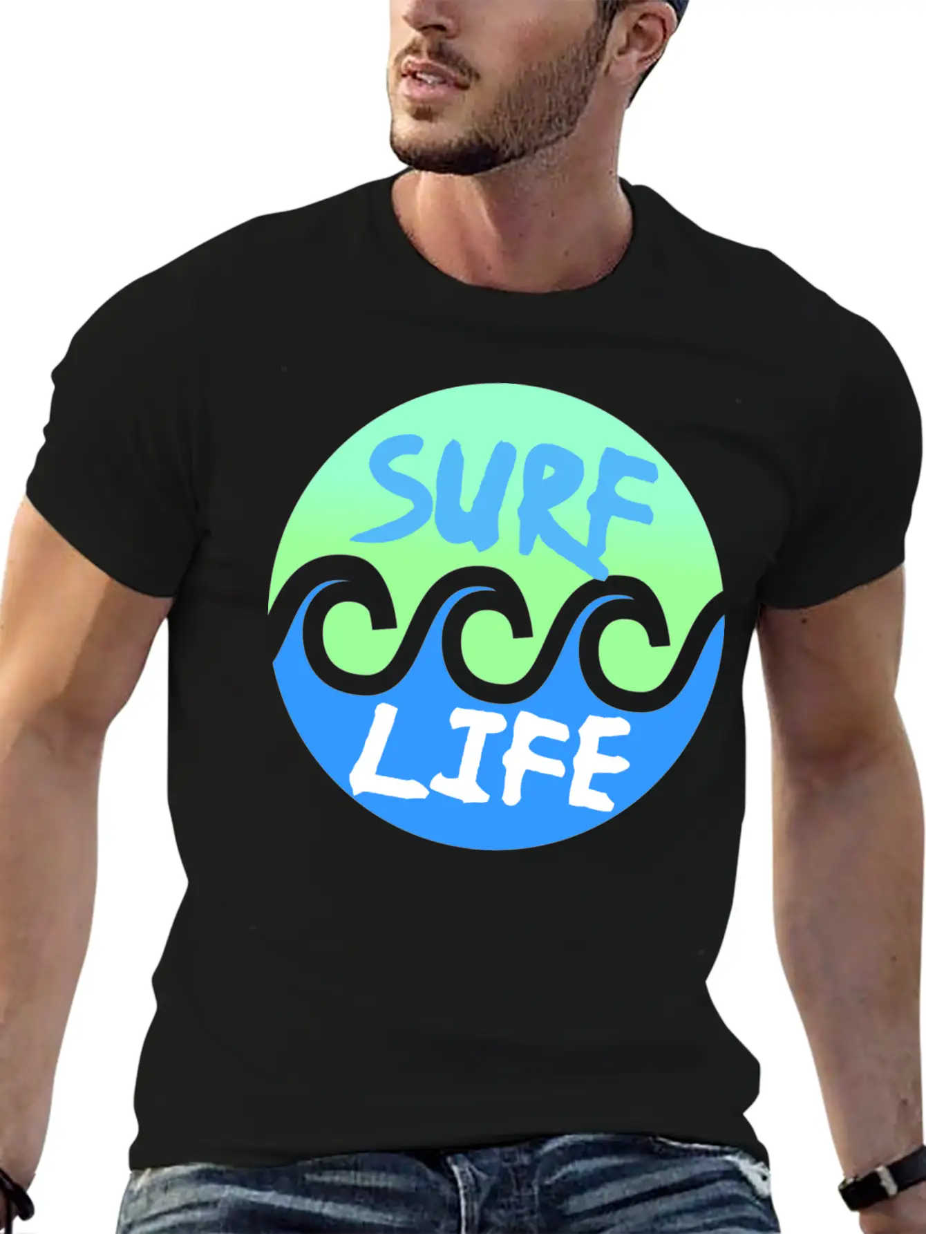 Surf Life Surfer Surfing Surfing Surfing Unisex Casual T-Shirt – Clean Design For Daily Comfort