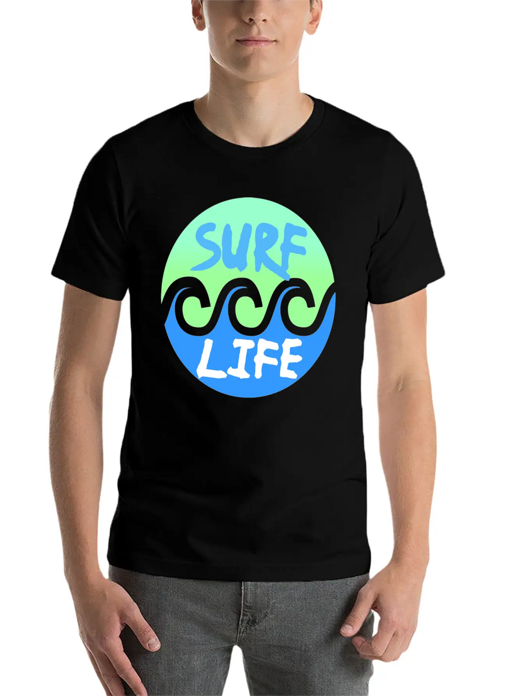 Surf Life Surfer Surfing Surfing Surfing Unisex Casual T-Shirt – Clean Design For Daily Comfort