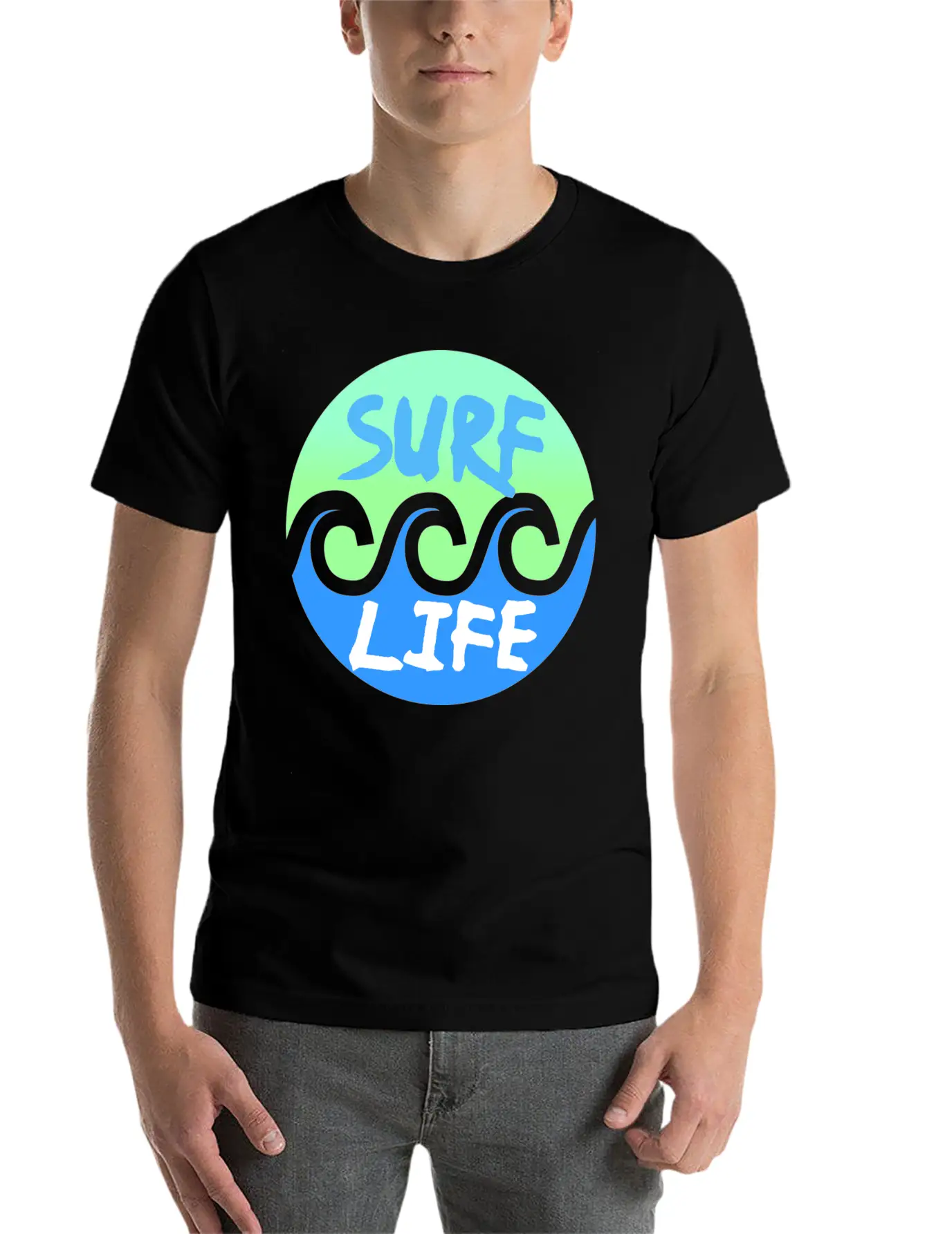 Surf Life Surfer Surfing Surfing Surfing Unisex Casual T-Shirt – Clean Design For Daily Comfort