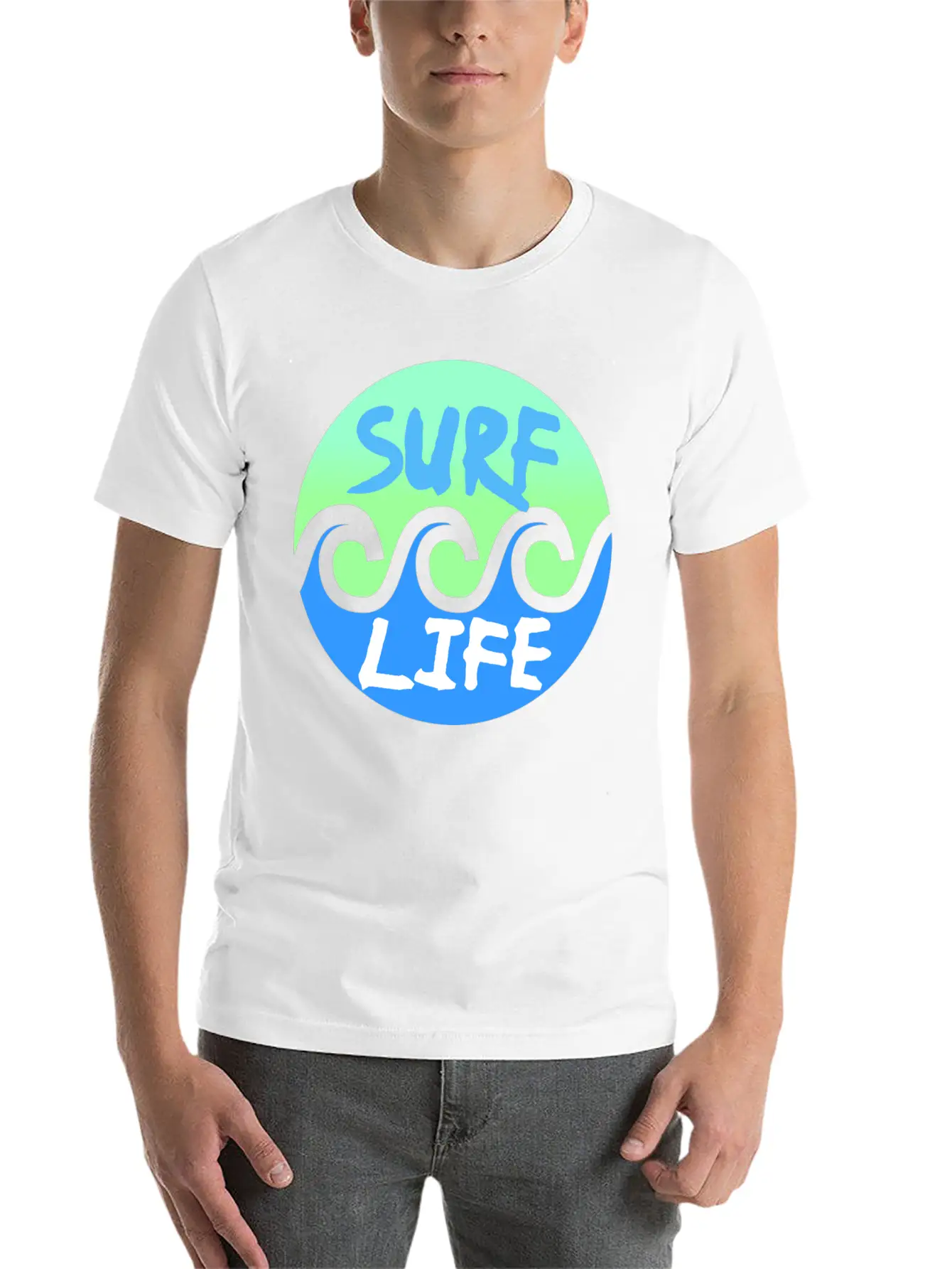 Surf Life Surfer Surfing Surfing Surfing Unisex Casual T-Shirt – Clean Design For Daily Comfort