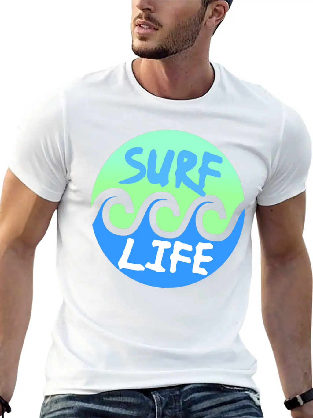 Surf Life Surfer Surfing Surfing Surfing Unisex Casual T-Shirt – Clean Design For Daily Comfort