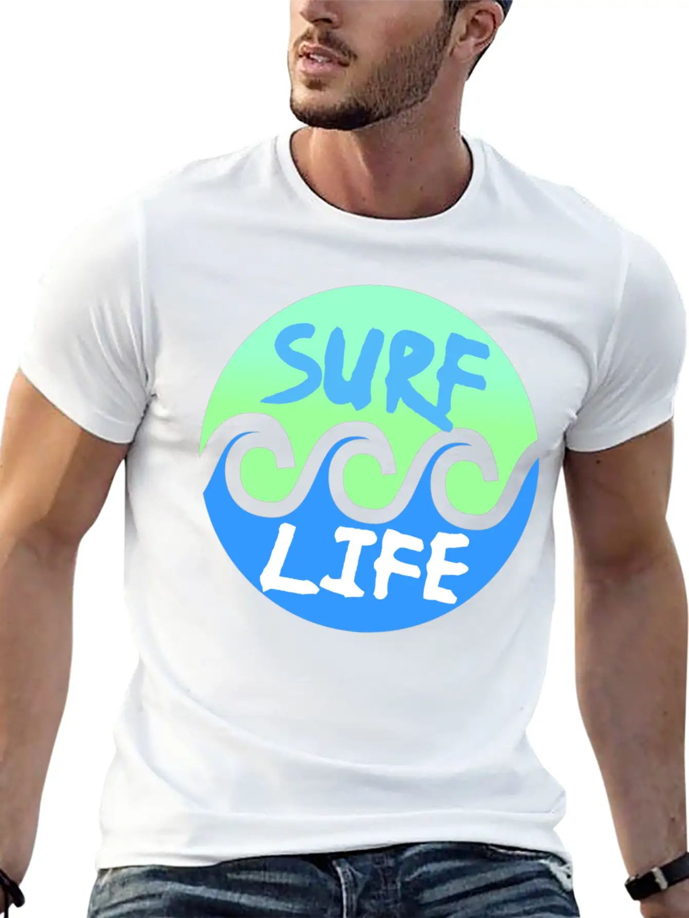 Surf Life Surfer Surfing Surfing Surfing Unisex Casual T-Shirt – Clean Design For Daily Comfort