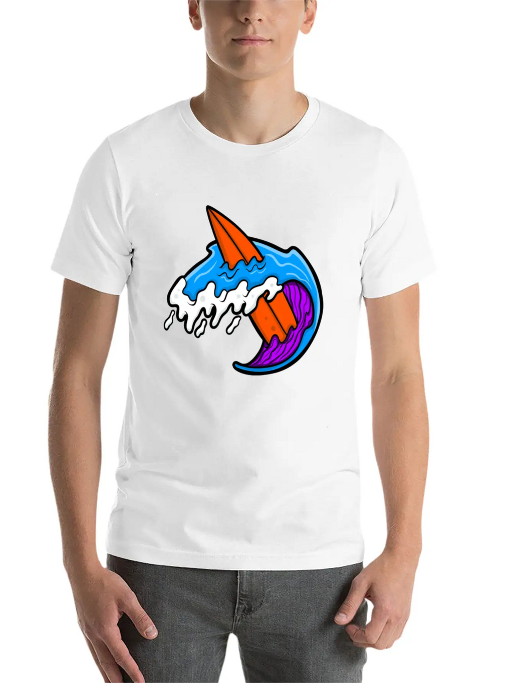 Surf Lovers Unisex Casual T-Shirt – Clean Design For Daily Comfort