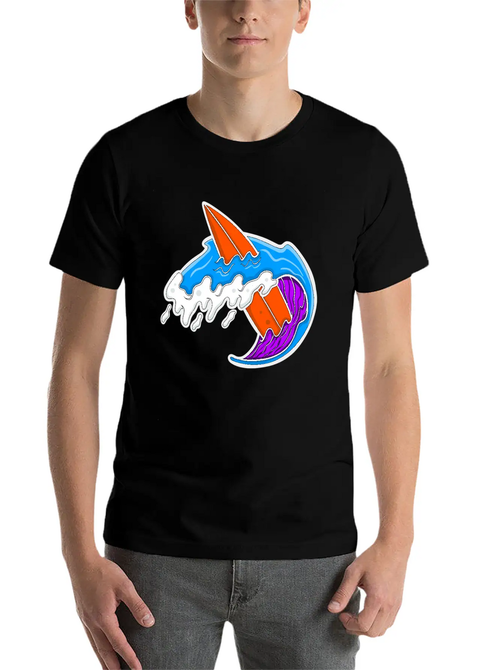 Surf Lovers Unisex Casual T-Shirt – Clean Design For Daily Comfort