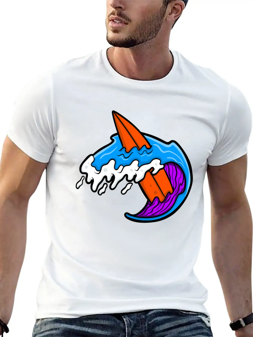 Surf Lovers Unisex Casual T-Shirt – Clean Design For Daily Comfort