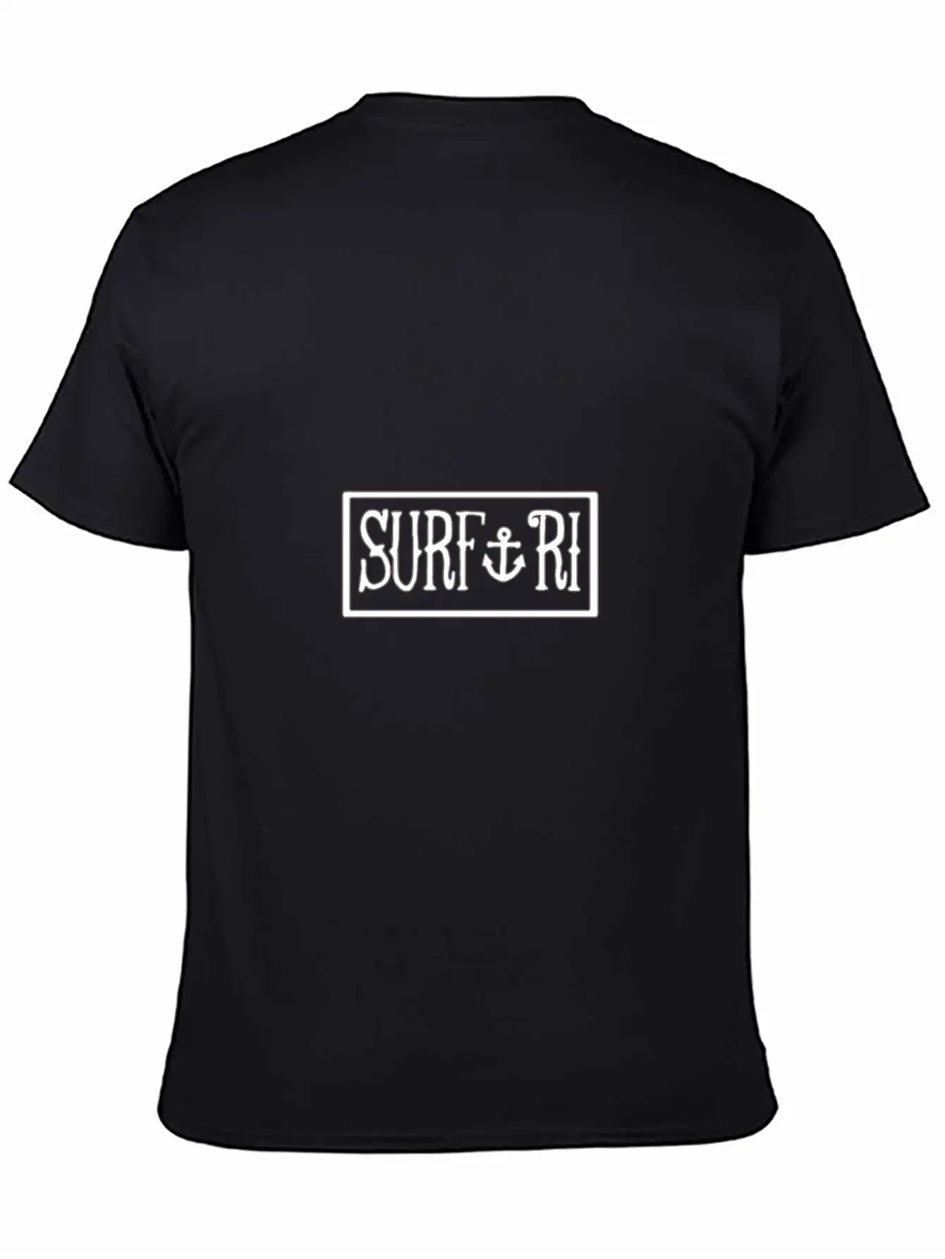 Surf Ri Classic (Black) Breathable Soft Cotton T-Shirt – Timeless Casual Look