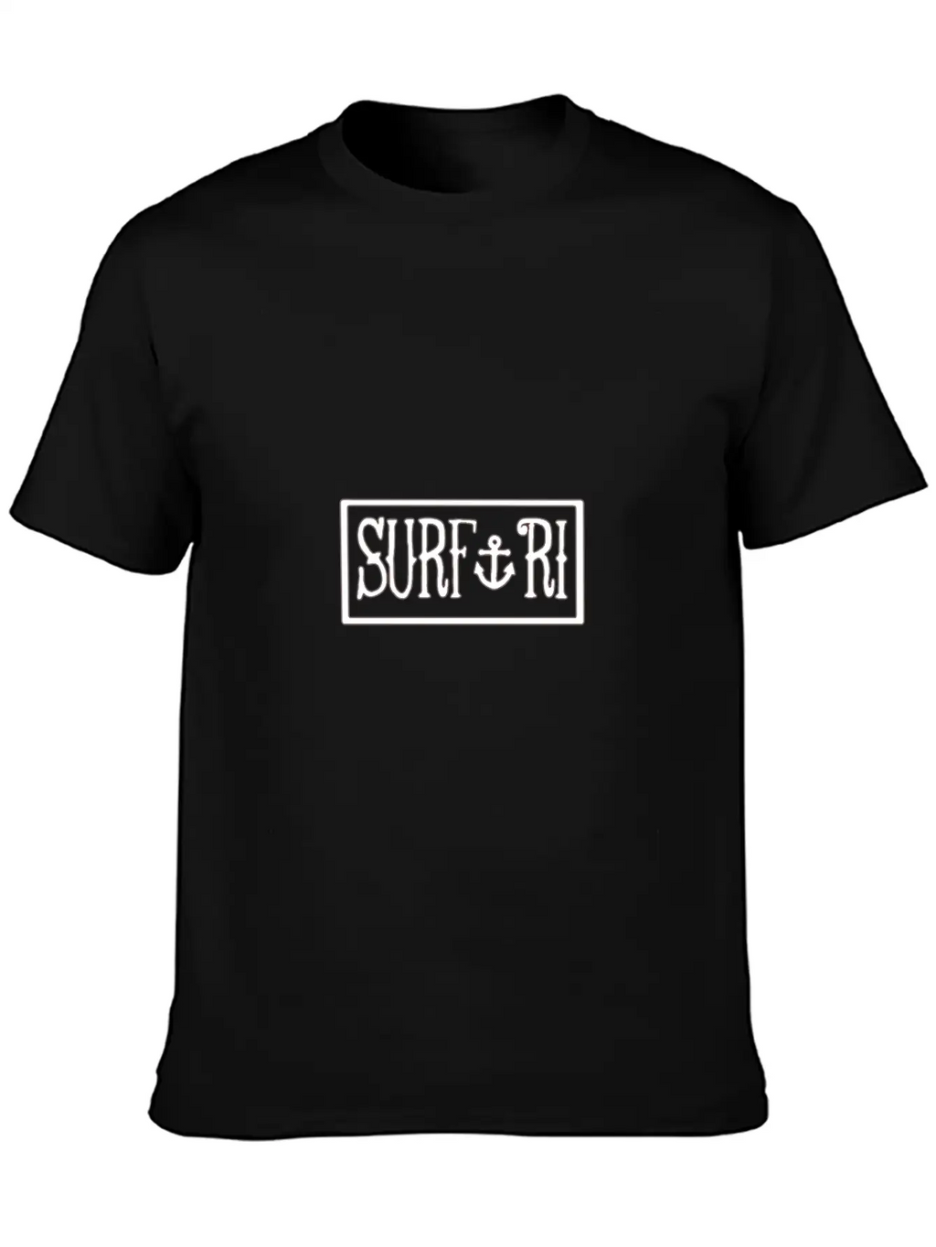 Surf Ri Classic (Black) Breathable Soft Cotton T-Shirt – Timeless Casual Look