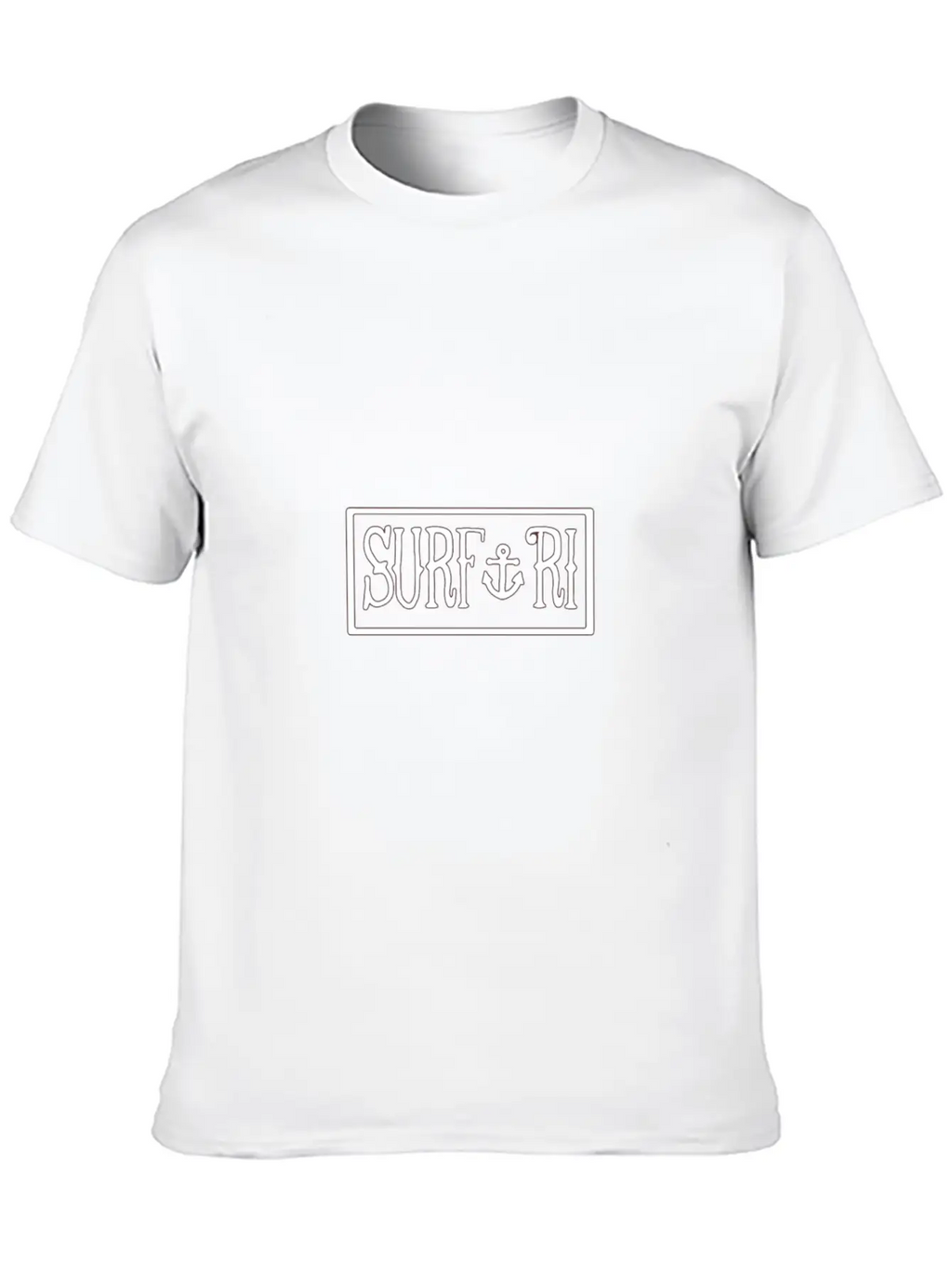 Surf Ri Classic (Black) Breathable Soft Cotton T-Shirt – Timeless Casual Look