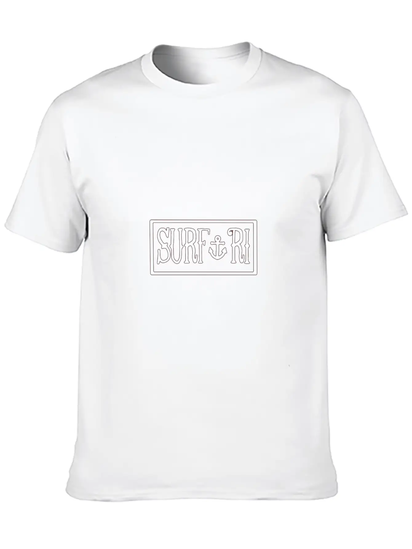 Surf Ri Classic (Black) Breathable Soft Cotton T-Shirt – Timeless Casual Look