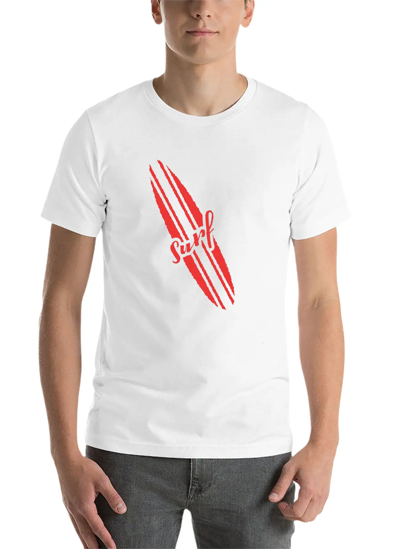 Surf Surfing Surfer Surfing Surfing Unisex Casual T-Shirt – Clean Design For Daily Comfort