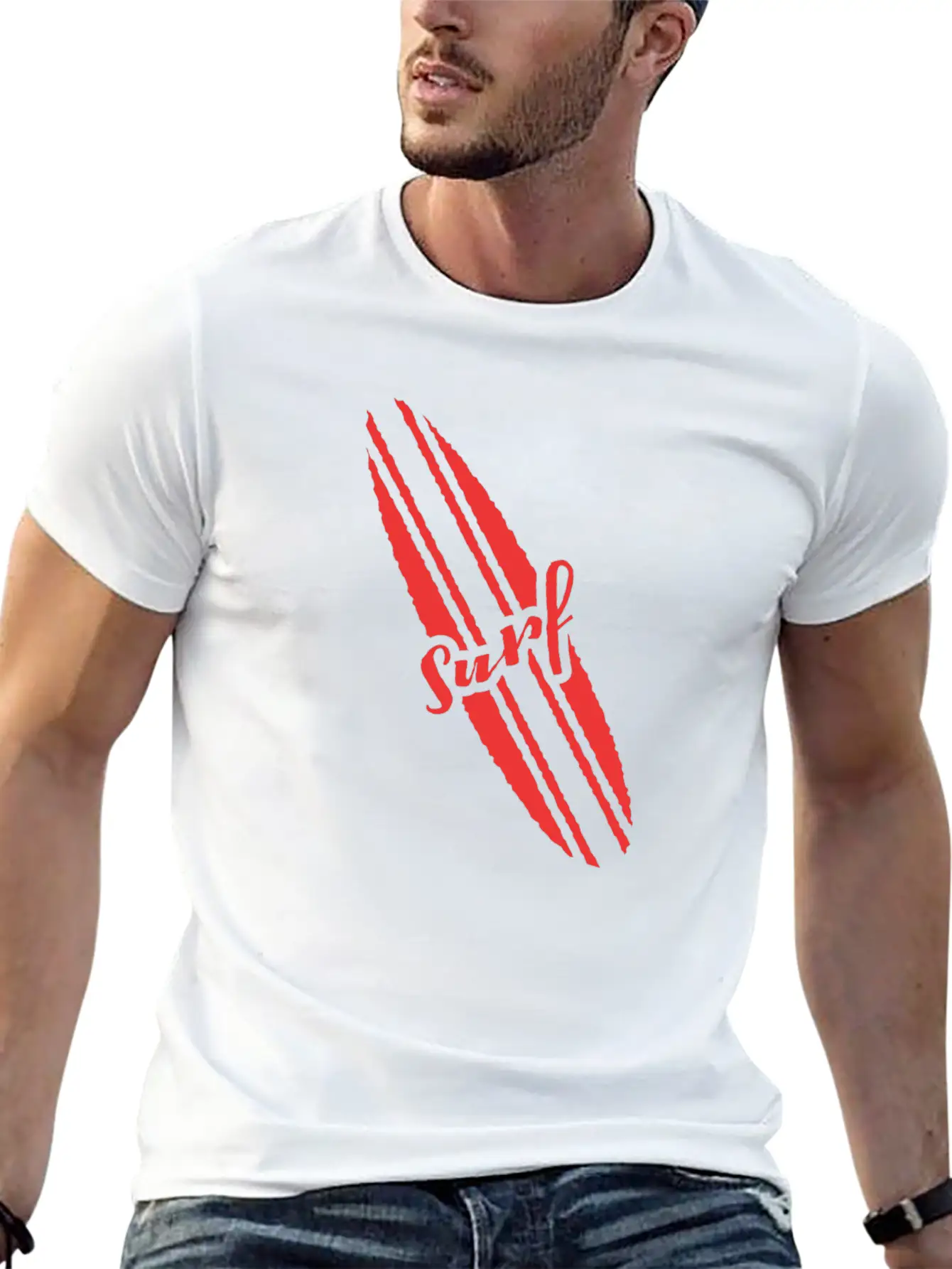 Surf Surfing Surfer Surfing Surfing Unisex Casual T-Shirt – Clean Design For Daily Comfort