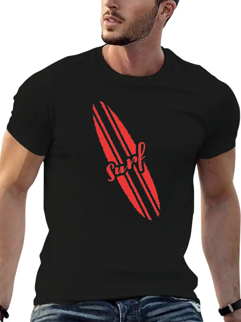 Surf Surfing Surfer Surfing Surfing Unisex Casual T-Shirt – Clean Design For Daily Comfort