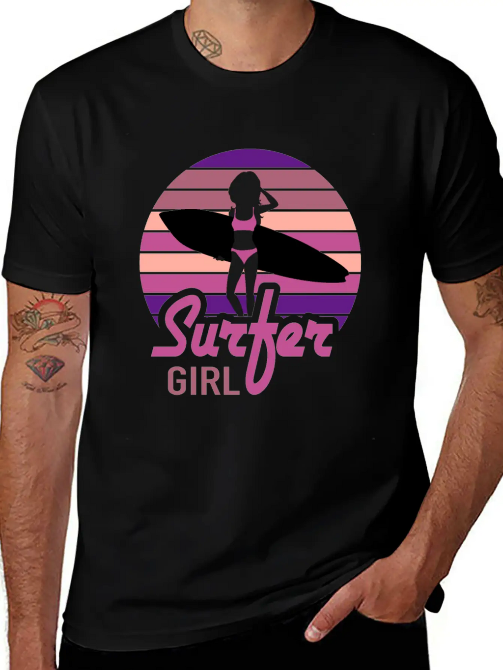 Surfer Girl Surf Club Surfing Surfing Unisex Casual T-Shirt – Clean Design For Daily Comfort