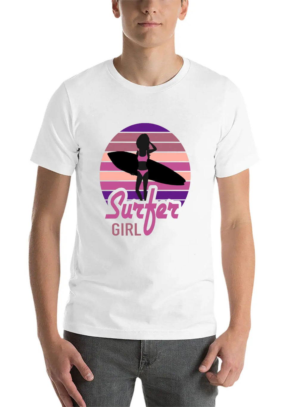 Surfer Girl Surf Club Surfing Surfing Unisex Casual T-Shirt – Clean Design For Daily Comfort