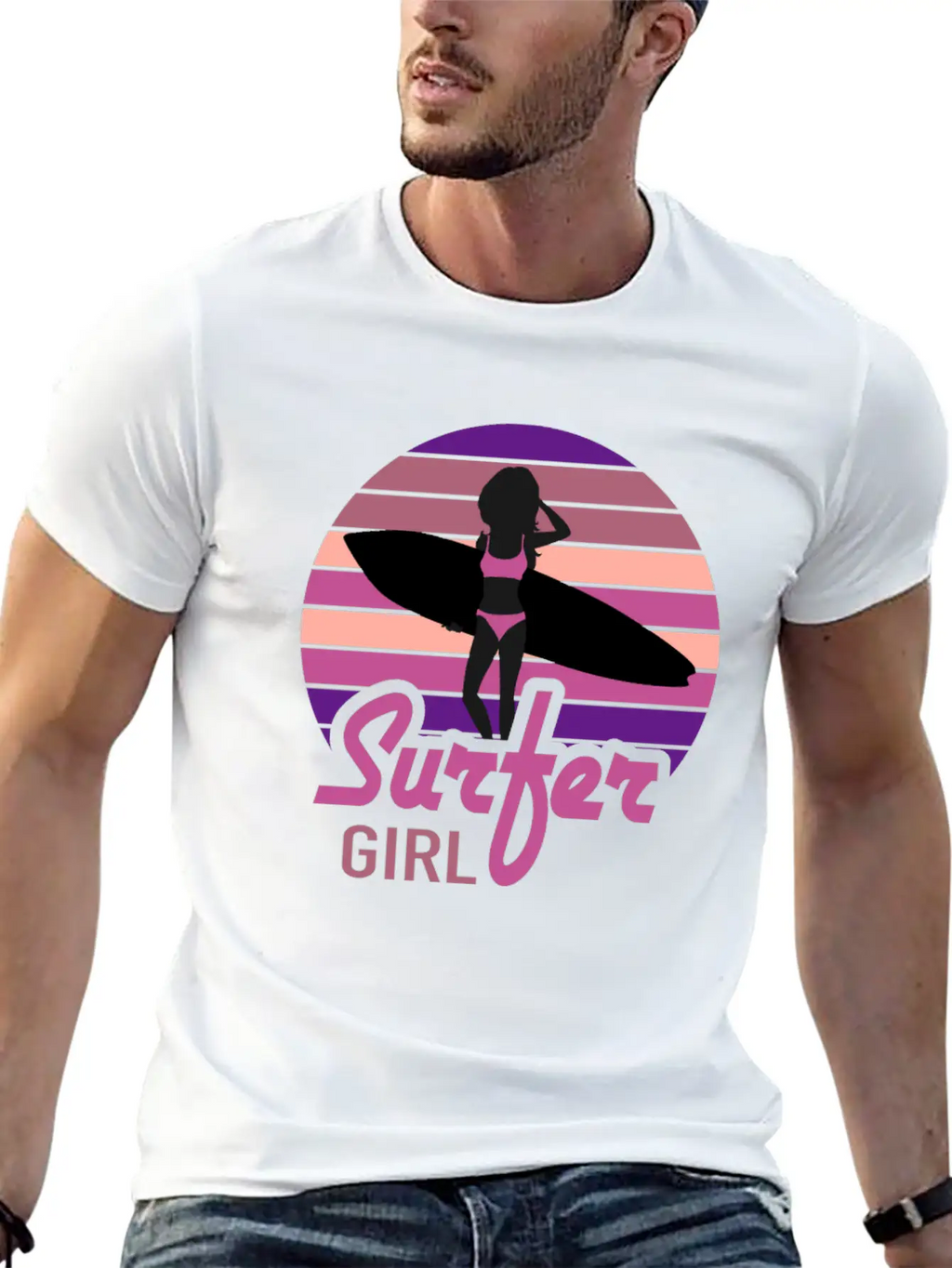Surfer Girl Surf Club Surfing Surfing Unisex Casual T-Shirt – Clean Design For Daily Comfort