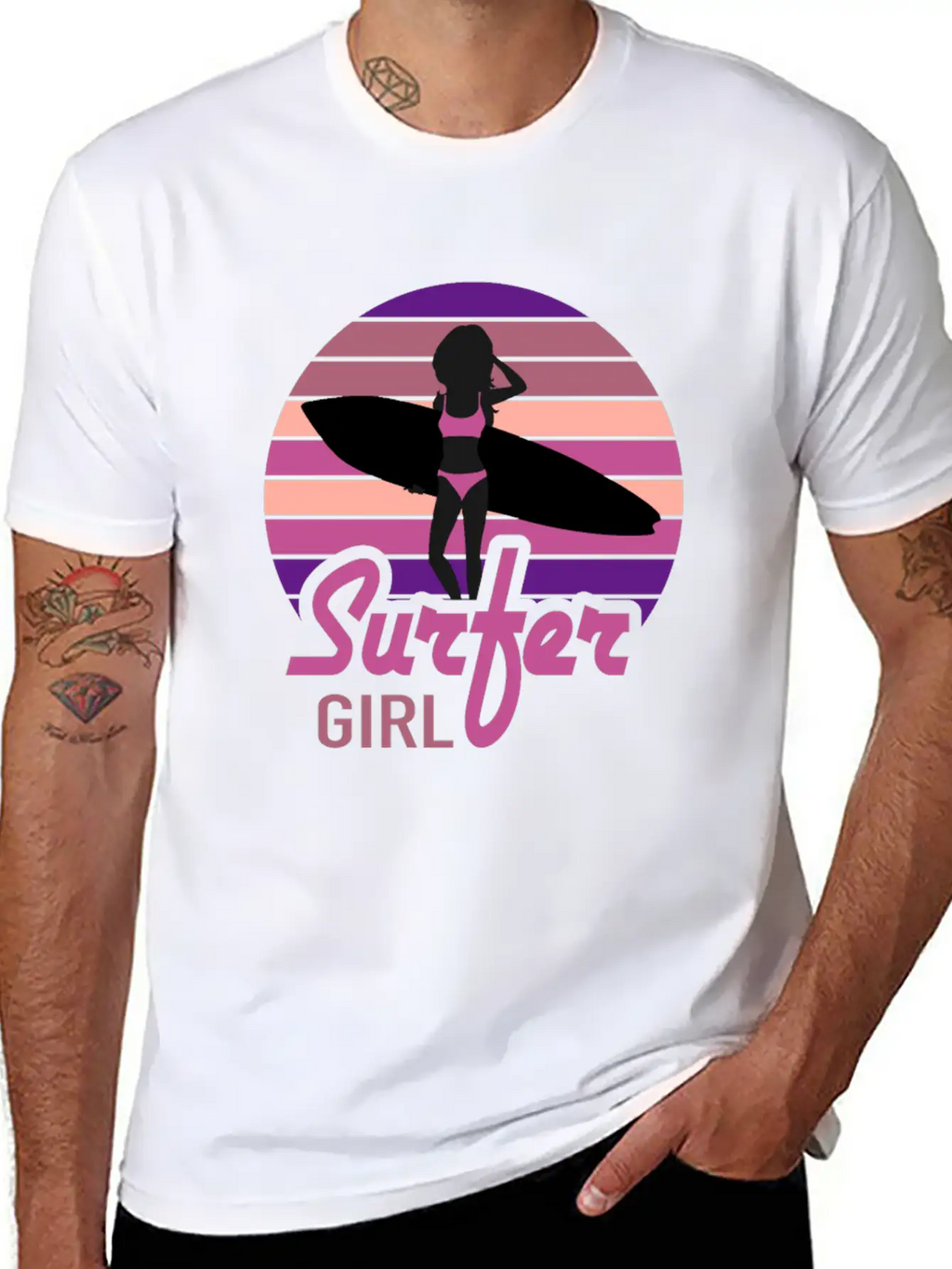 Surfer Girl Surf Club Surfing Surfing Unisex Casual T-Shirt – Clean Design For Daily Comfort