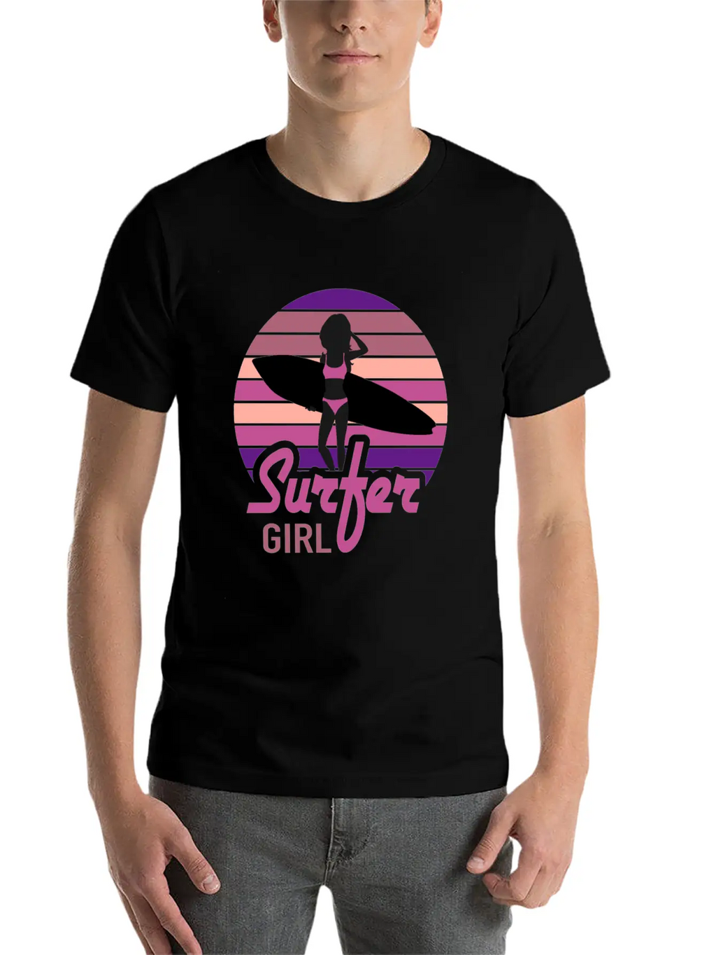 Surfer Girl Surf Club Surfing Surfing Unisex Casual T-Shirt – Clean Design For Daily Comfort