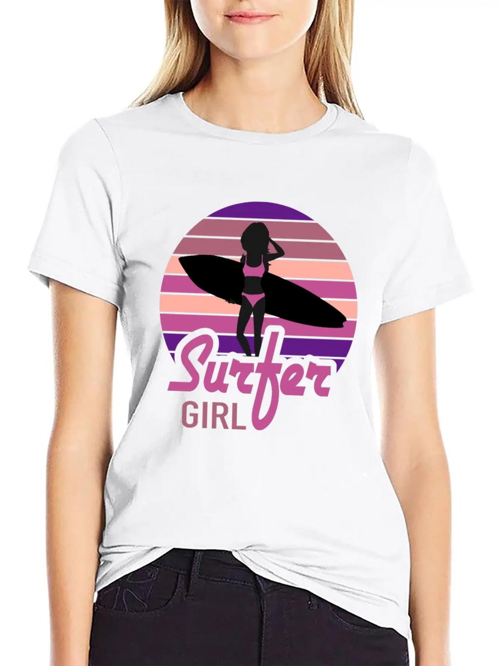 Surfer Girl Surf Club Surfing Surfing Unisex Casual T-Shirt – Clean Design For Daily Comfort
