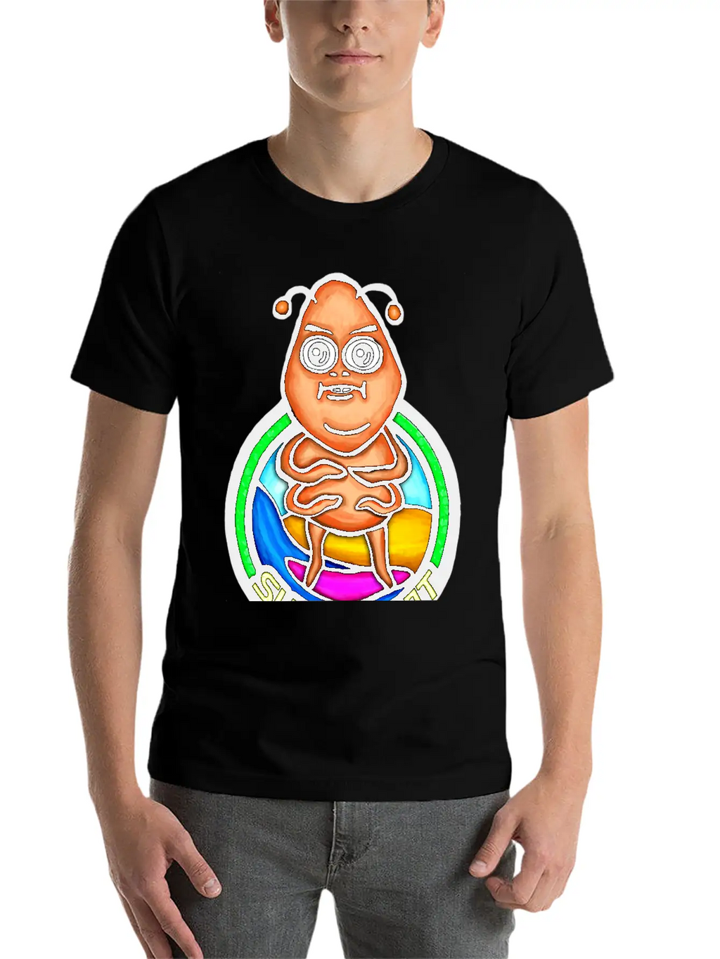 Surfing Ant Casual Graphic T-Shirt – Simple And Comfortable Daily Wear