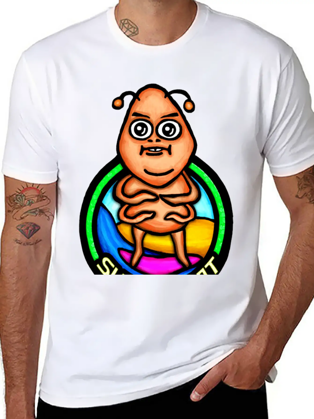 Surfing Ant Casual Graphic T-Shirt – Simple And Comfortable Daily Wear