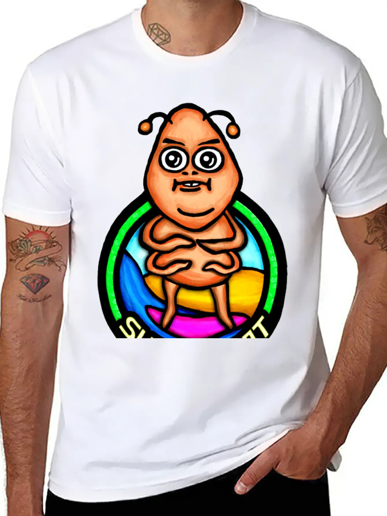 Surfing Ant Casual Graphic T-Shirt – Simple And Comfortable Daily Wear