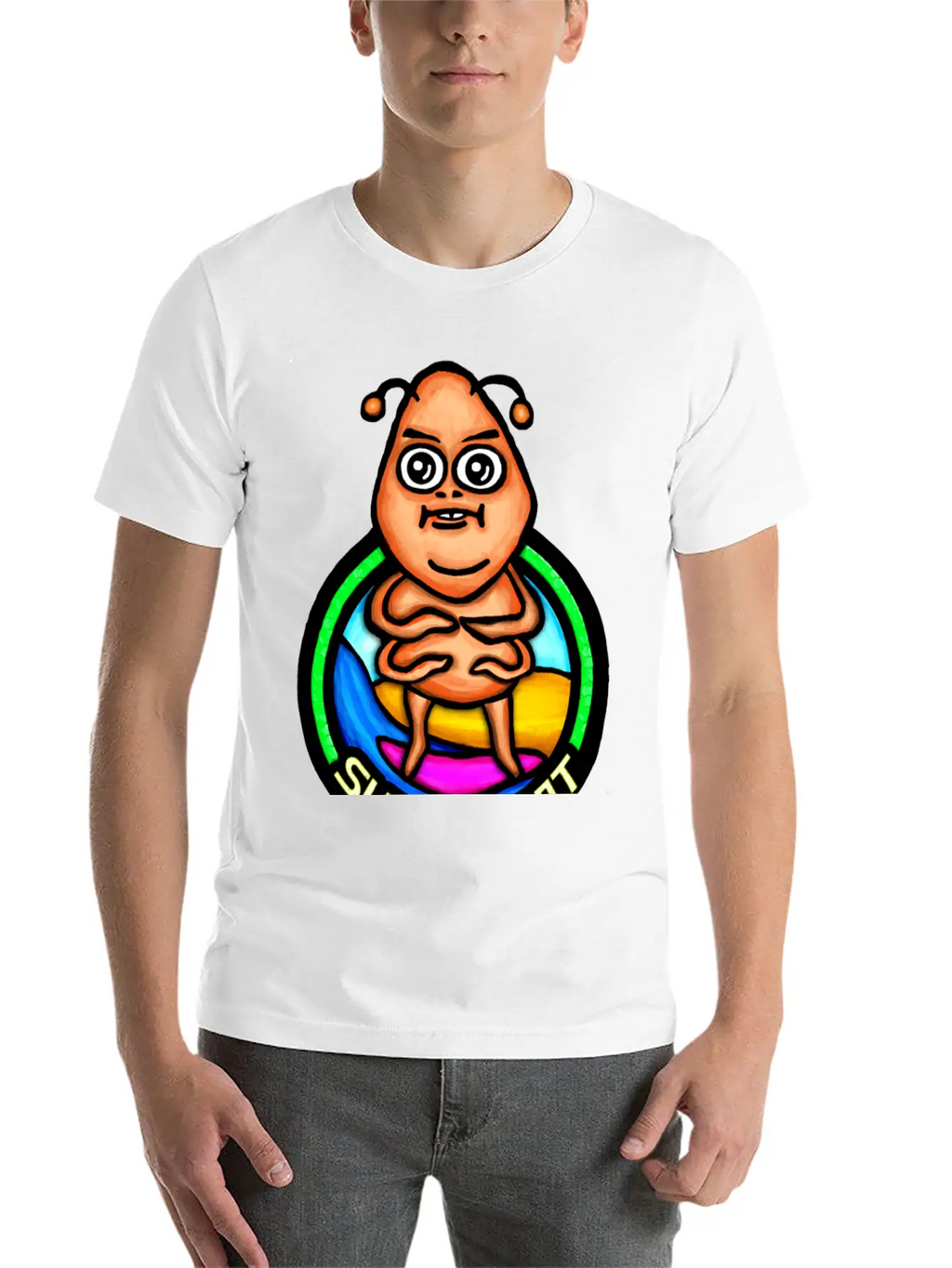 Surfing Ant Casual Graphic T-Shirt – Simple And Comfortable Daily Wear